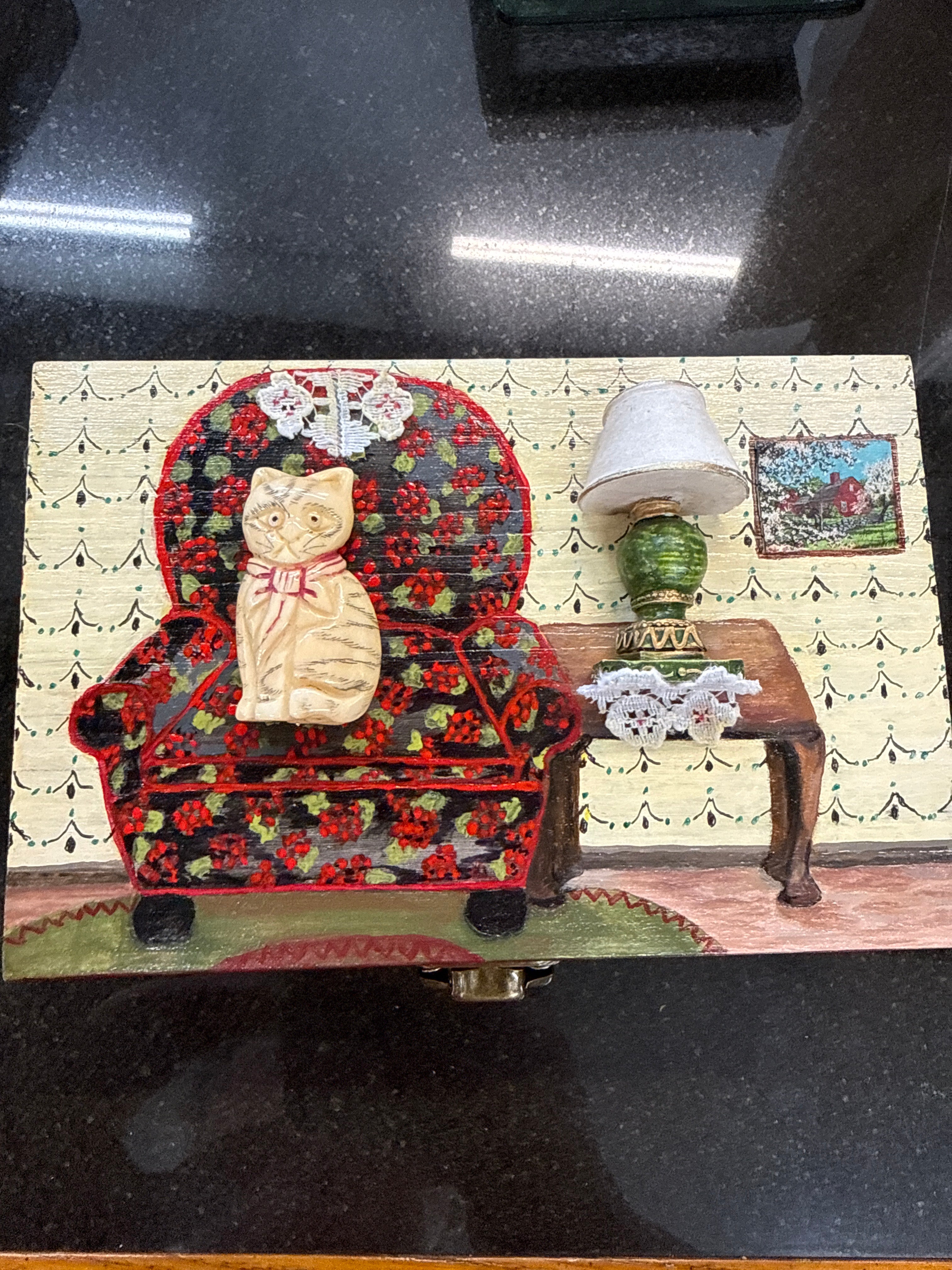 Hand Painted and Beaded Boxes