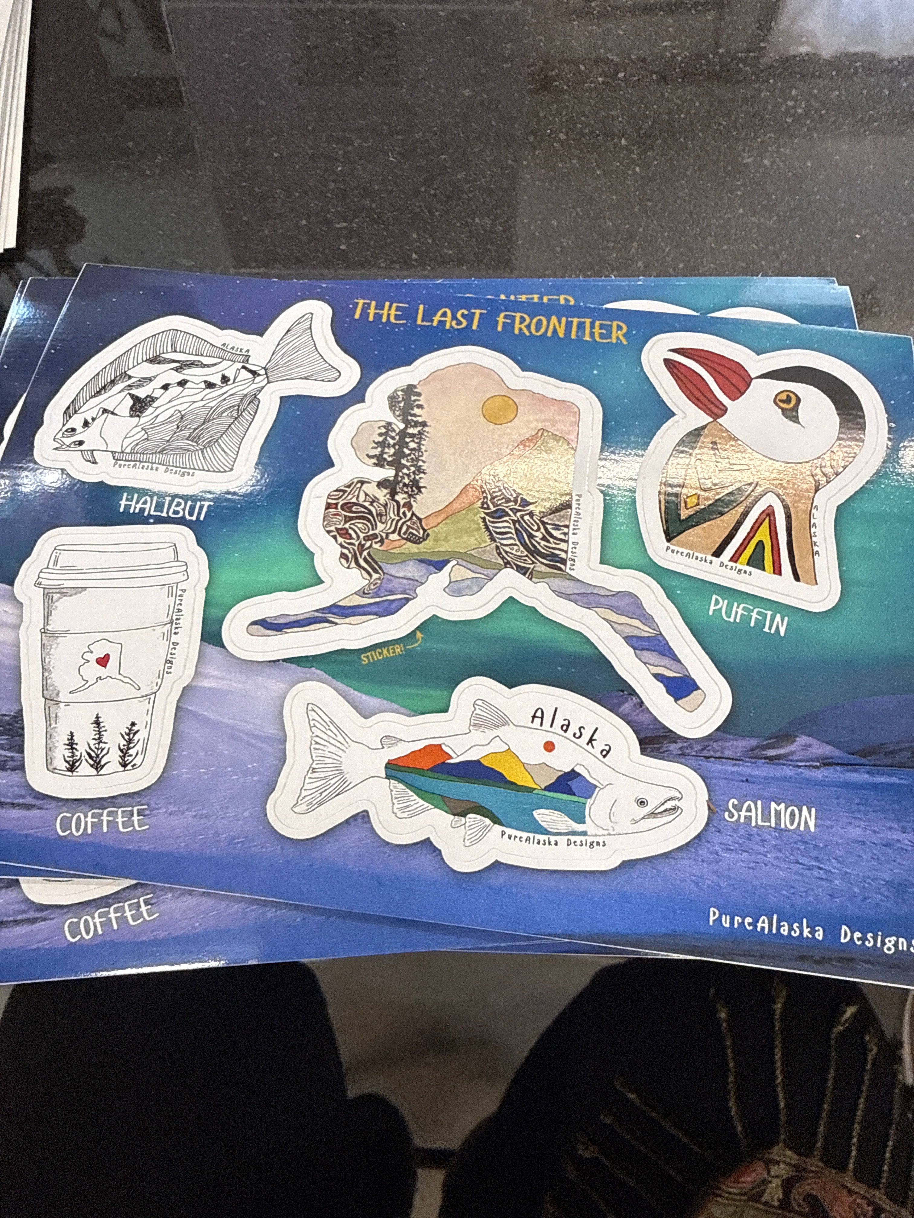 Sticker Postcard