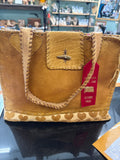 Hand stitched moose leather purse