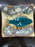 #316 Halibut glass dish