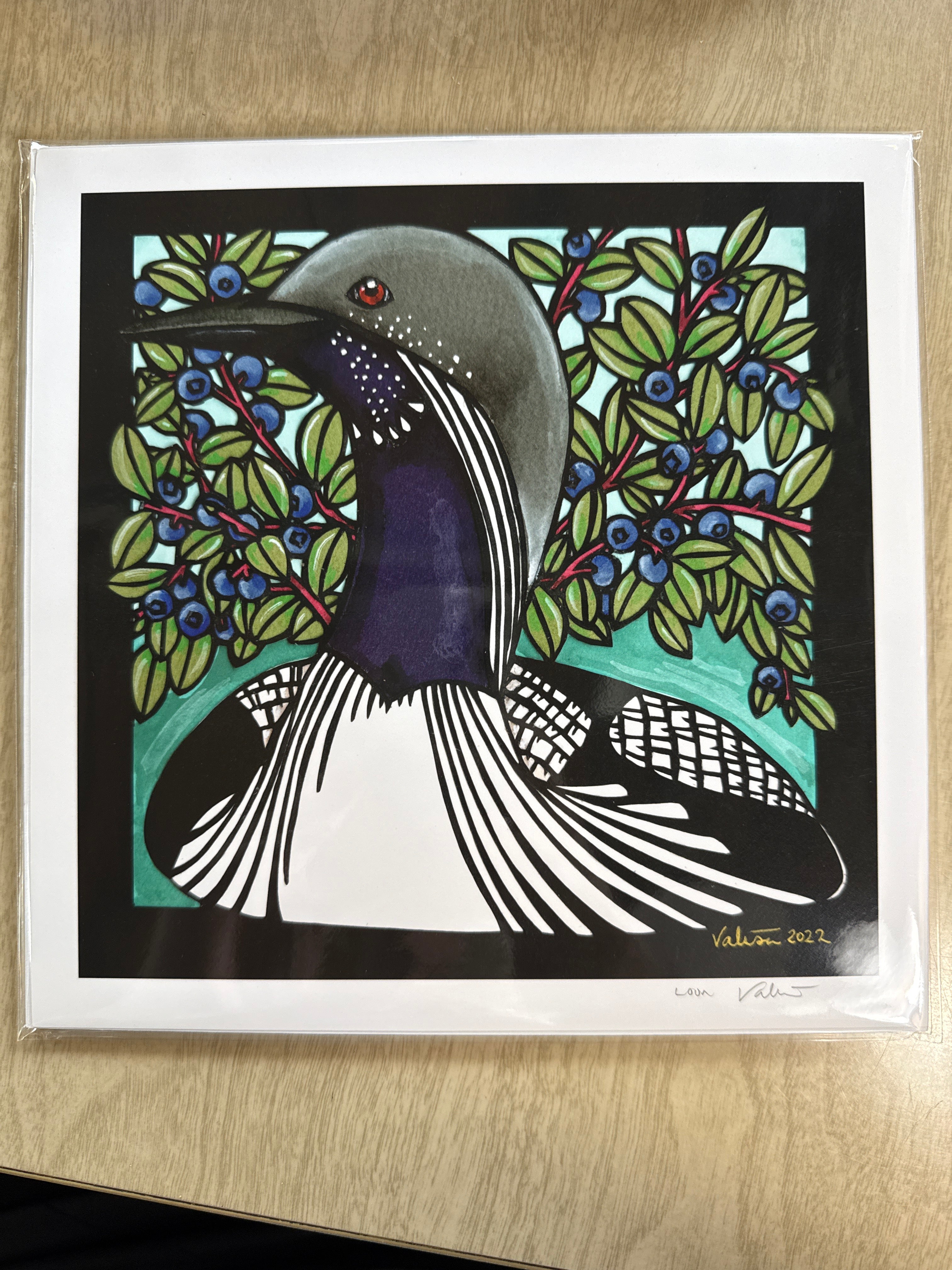 Loon 9x9 Print