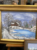 Pat Kennedy Cabin In The Snow Original