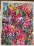 Original Abstract Painting: August Peonies 26x32