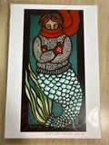 Cold Water Mermaid  6x9 Print