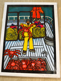 Crabbing 9x12 print