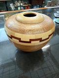 Wood vase