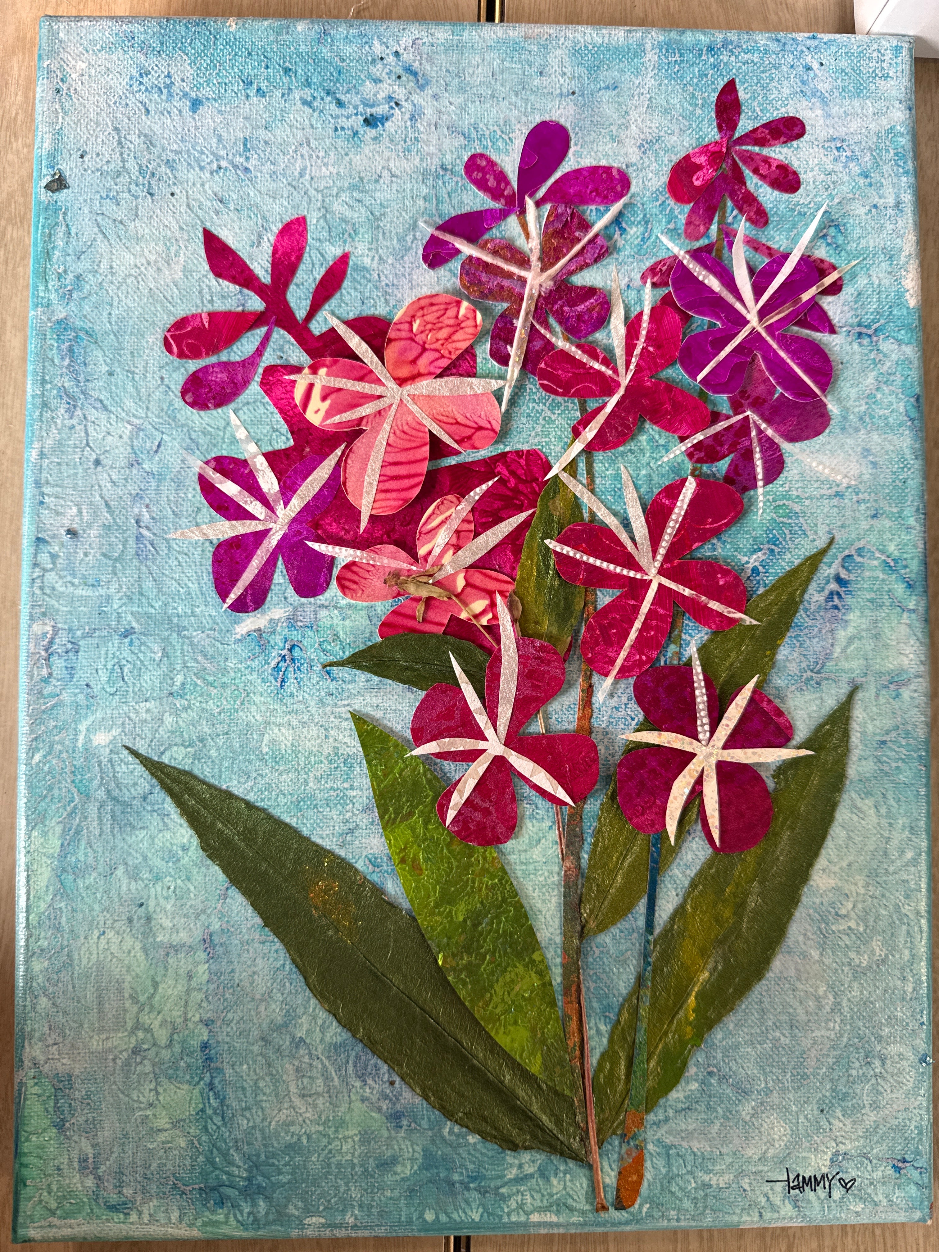 Fireweed Canvas 9”x12”