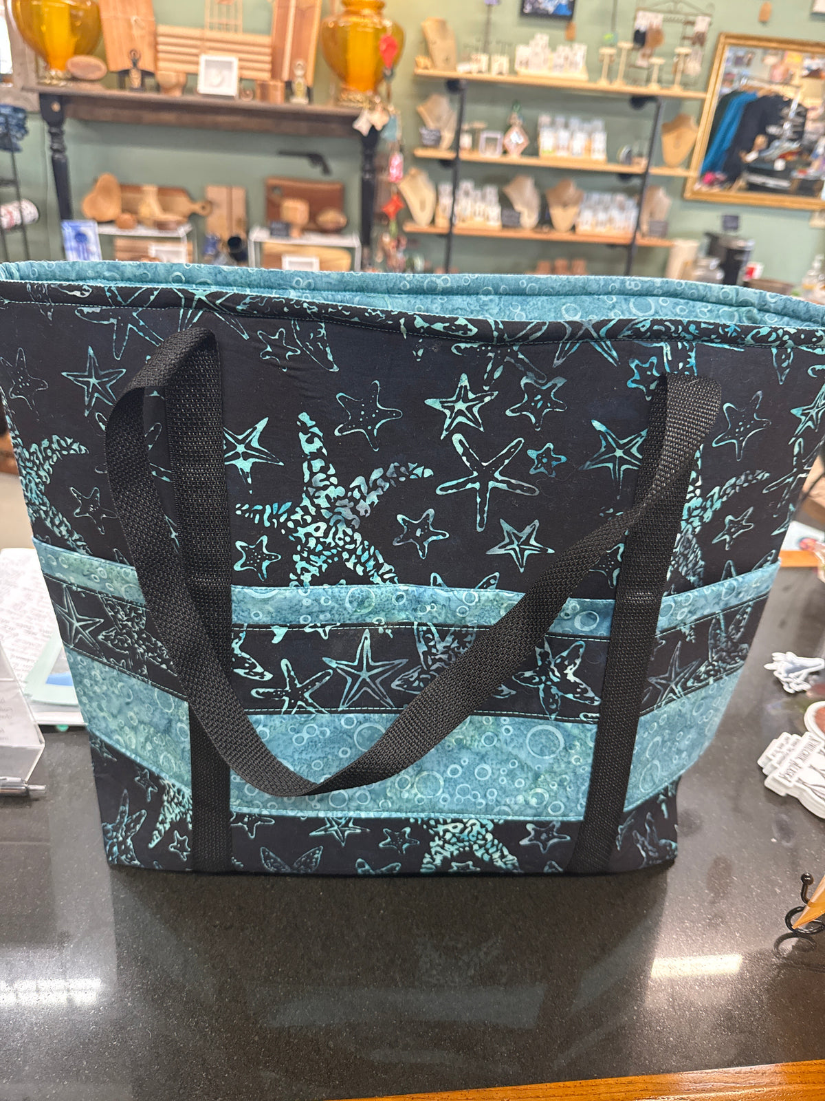 X Large Tote With Zipper