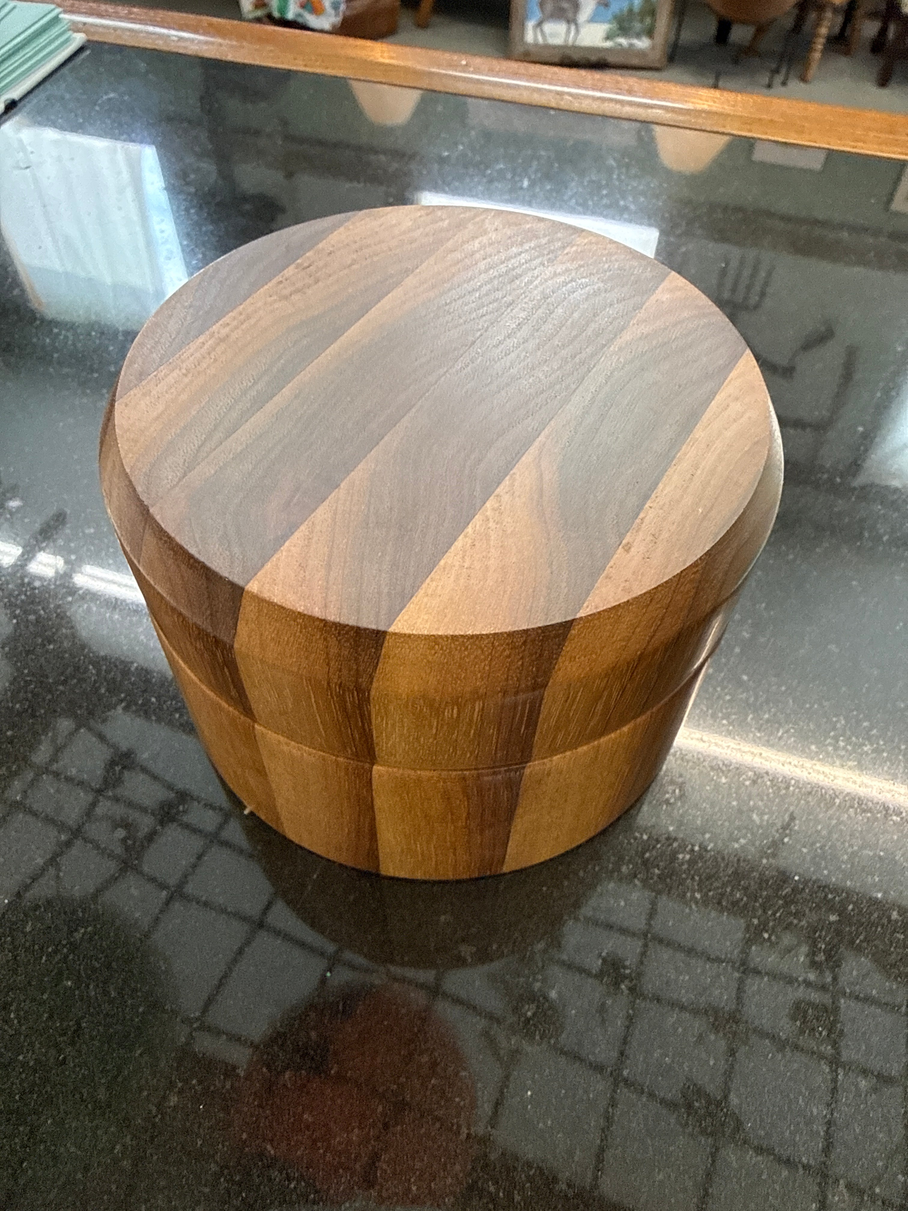 #35 Walnut bowl with Lid
