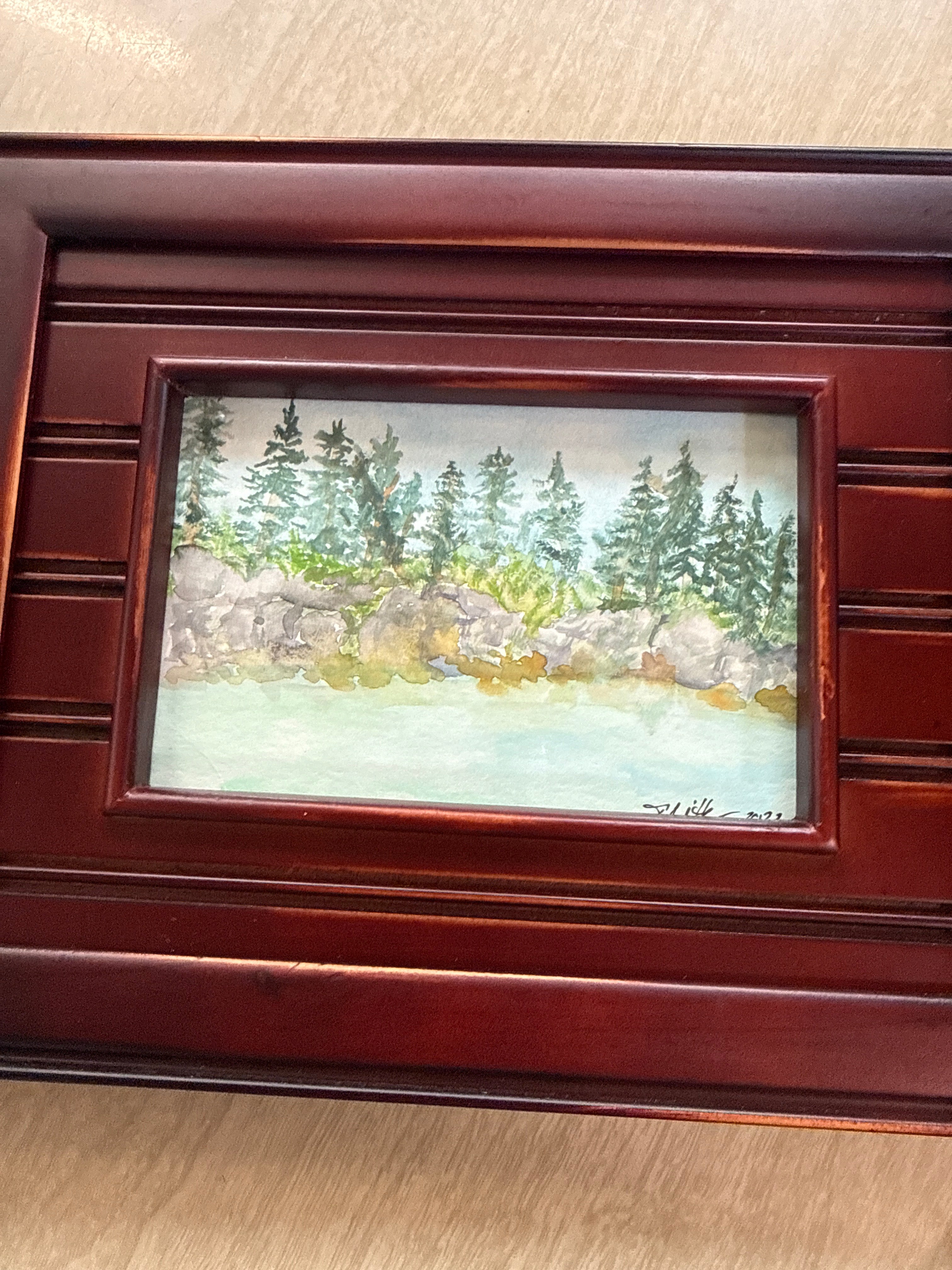 Blackstone Bay Original 3x5 Framed