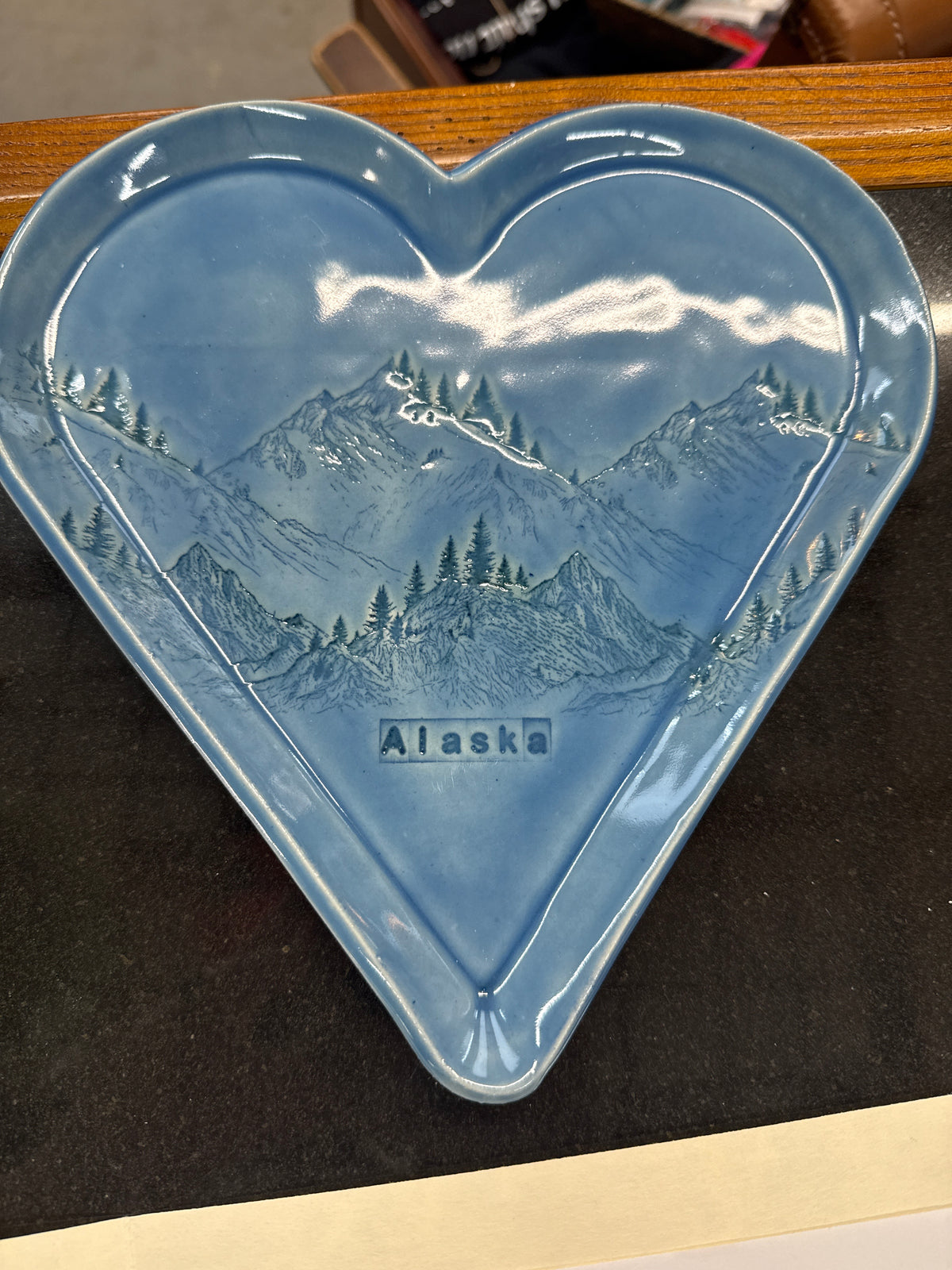 Heart plates w sea star