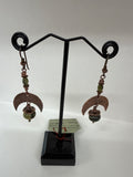 #291 copper and green turquoise