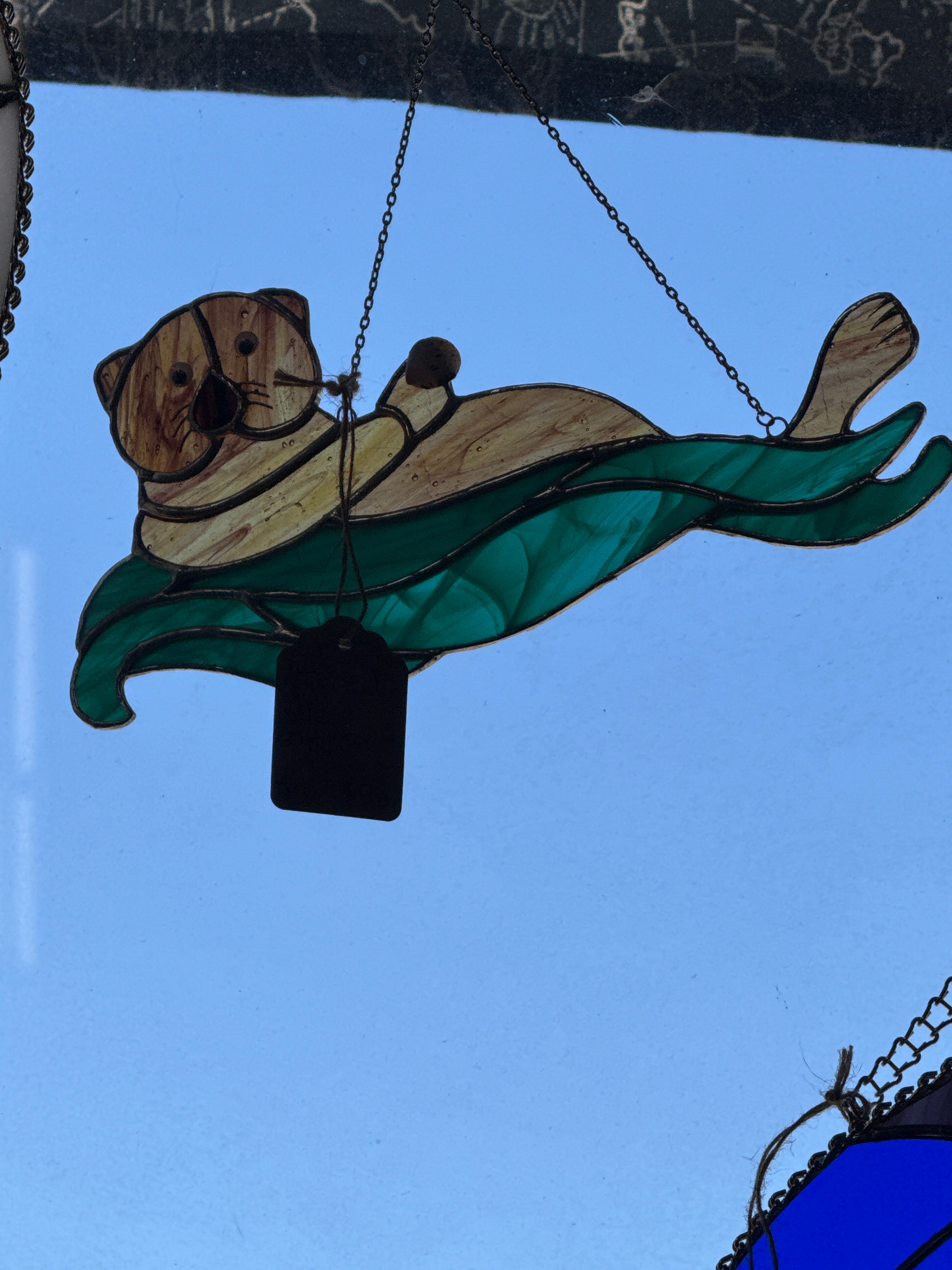 Stained Glass Otter