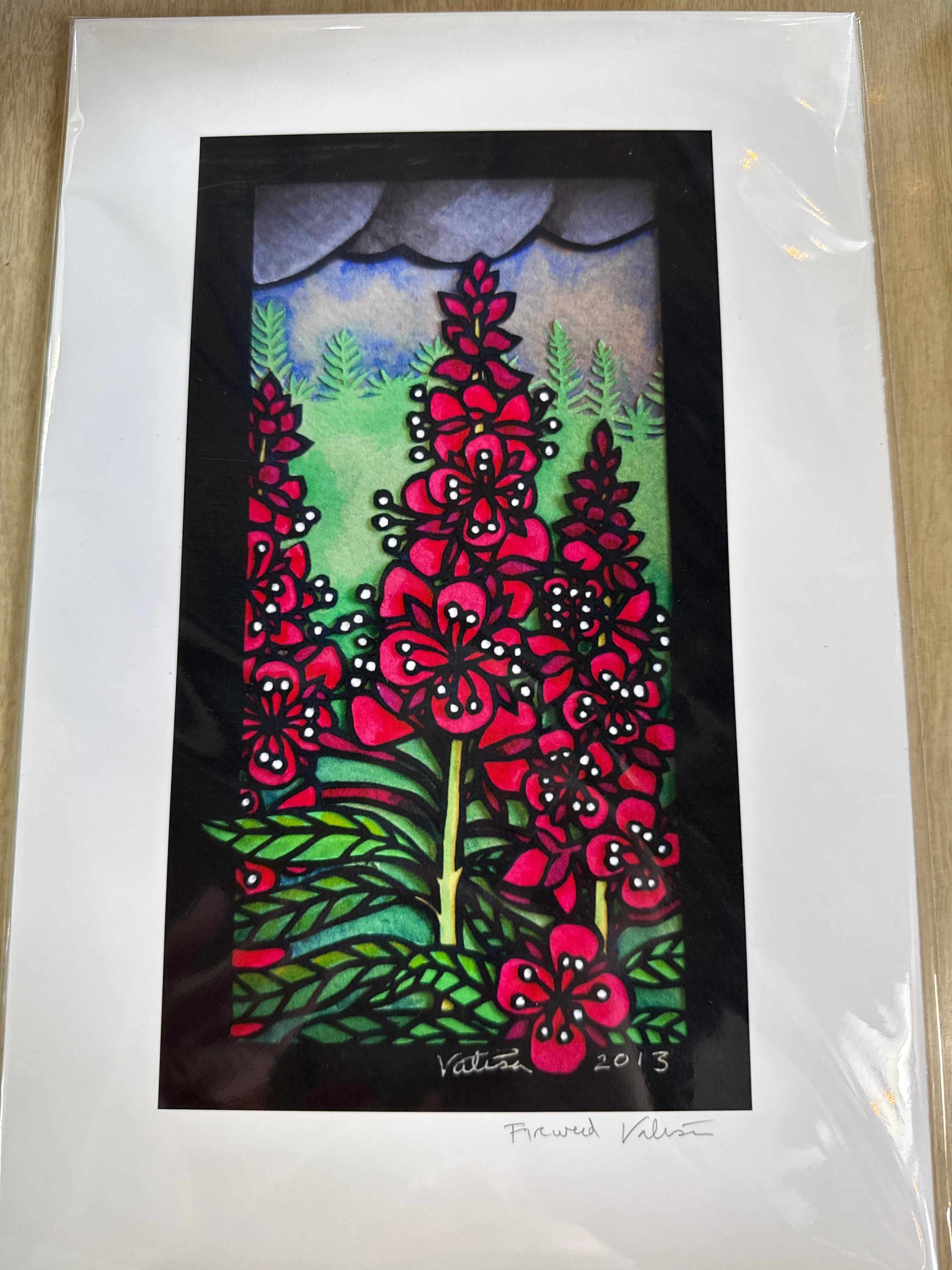 Fireweed 8x12 print