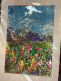 Original abstract painting: Homer sweet Home