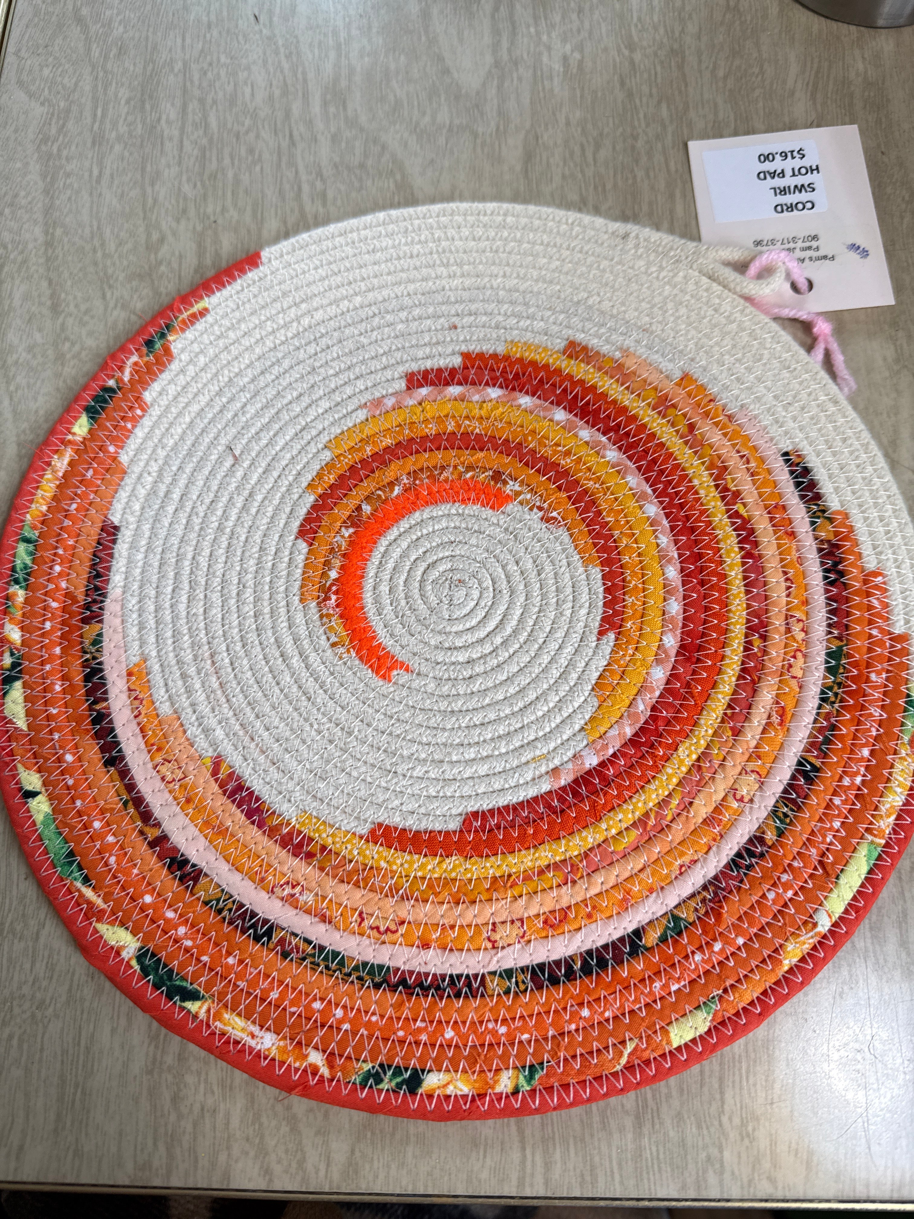 Hot pad swirl