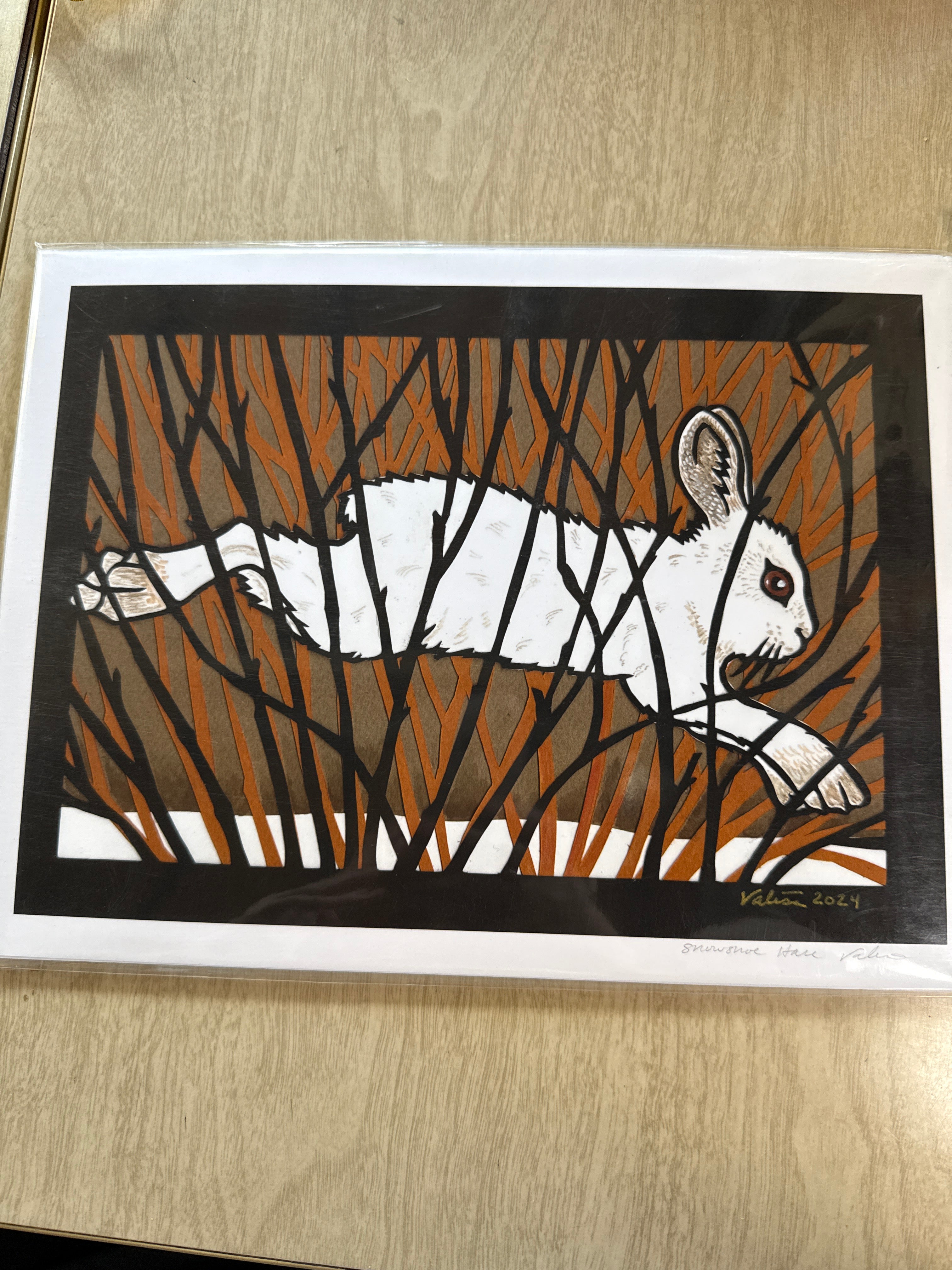 Snowshoe Hare 9x12 print