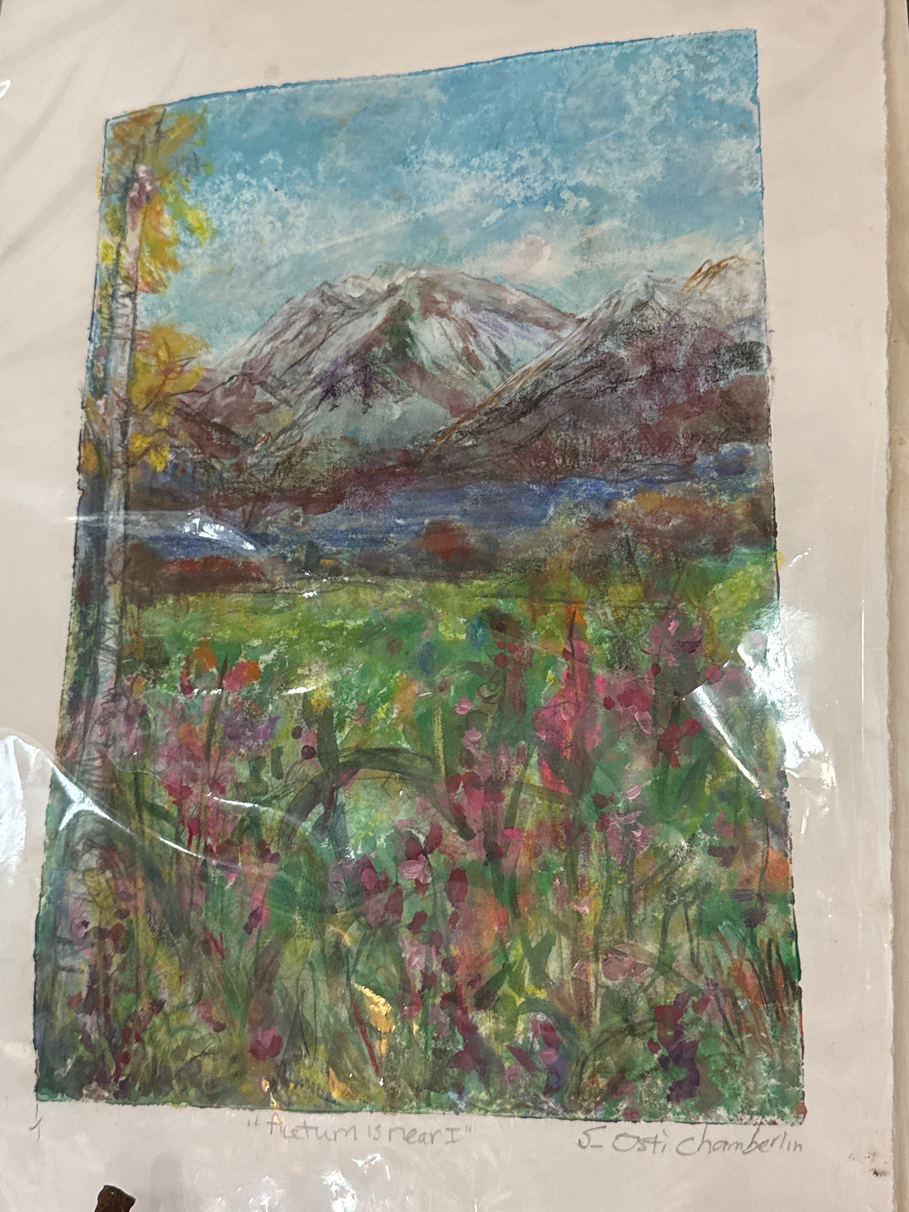 Original Abstract Painting: Autumn is near I