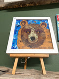 E Bear Framed Print