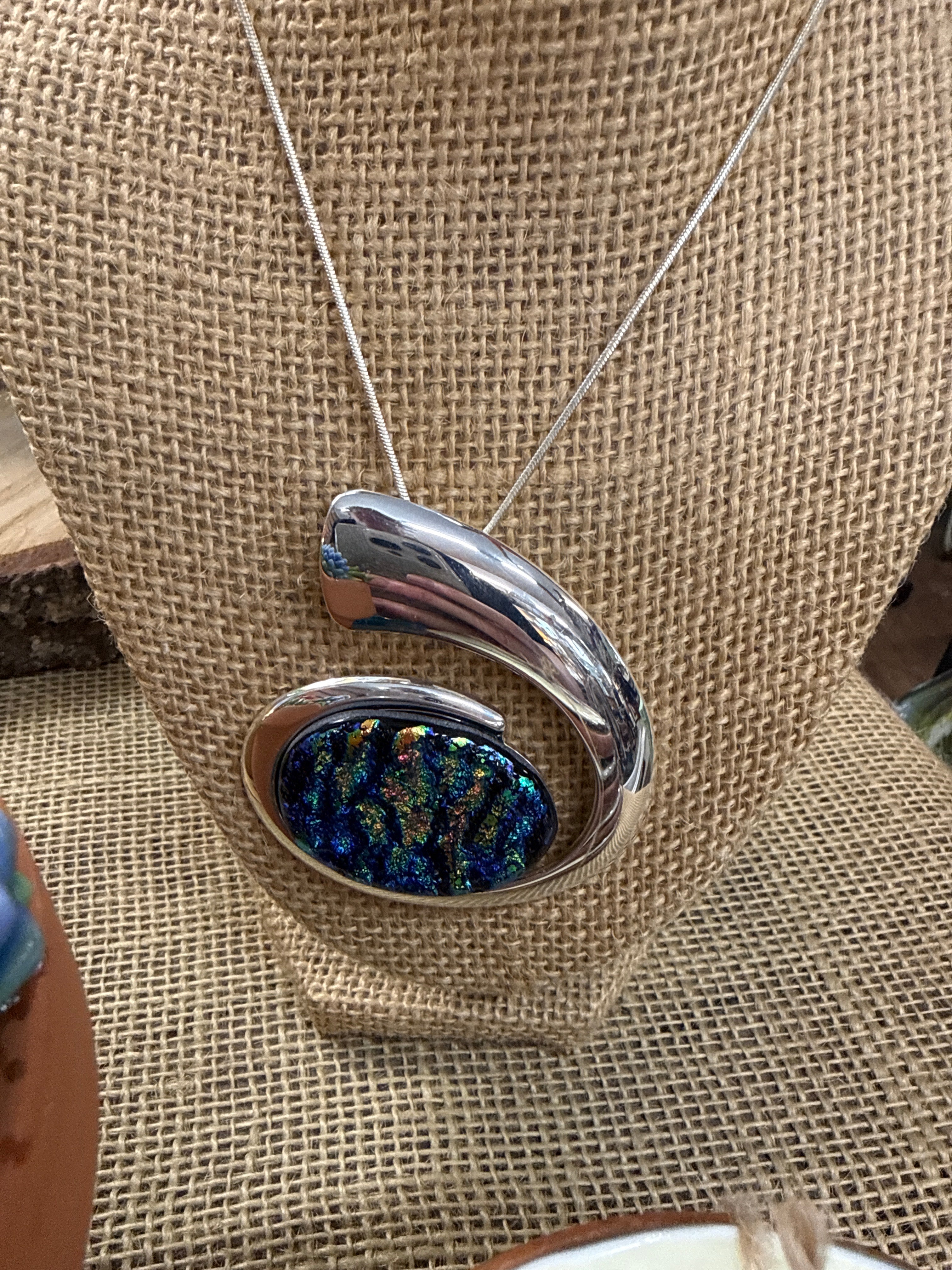 #312 Fused Glass Pendant