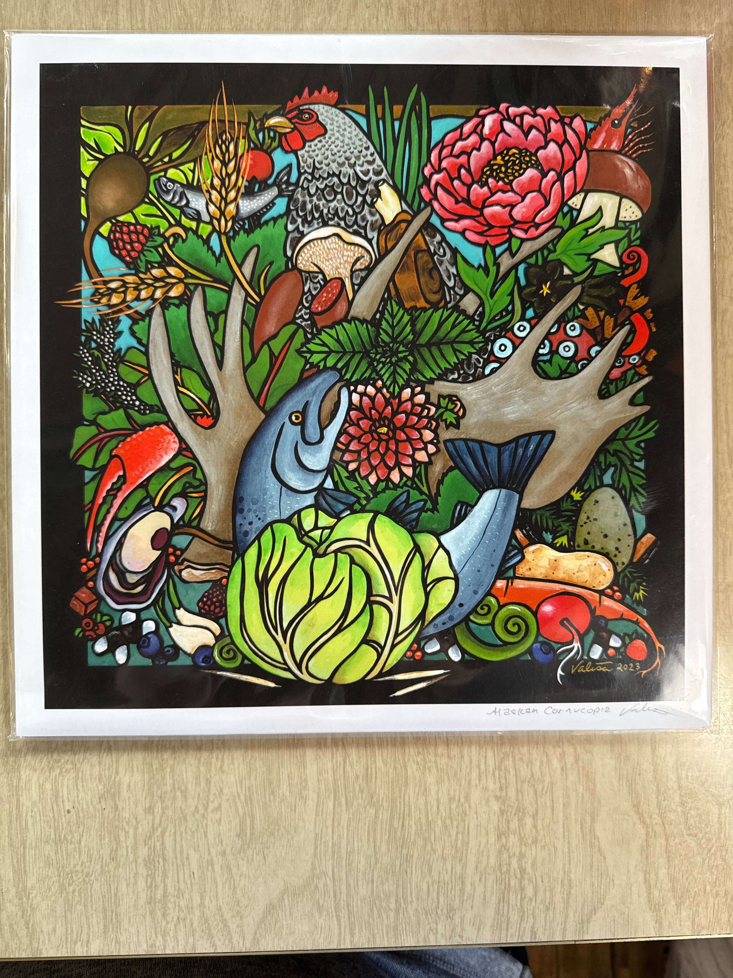 Alaskan Cornucopia 12x12 print