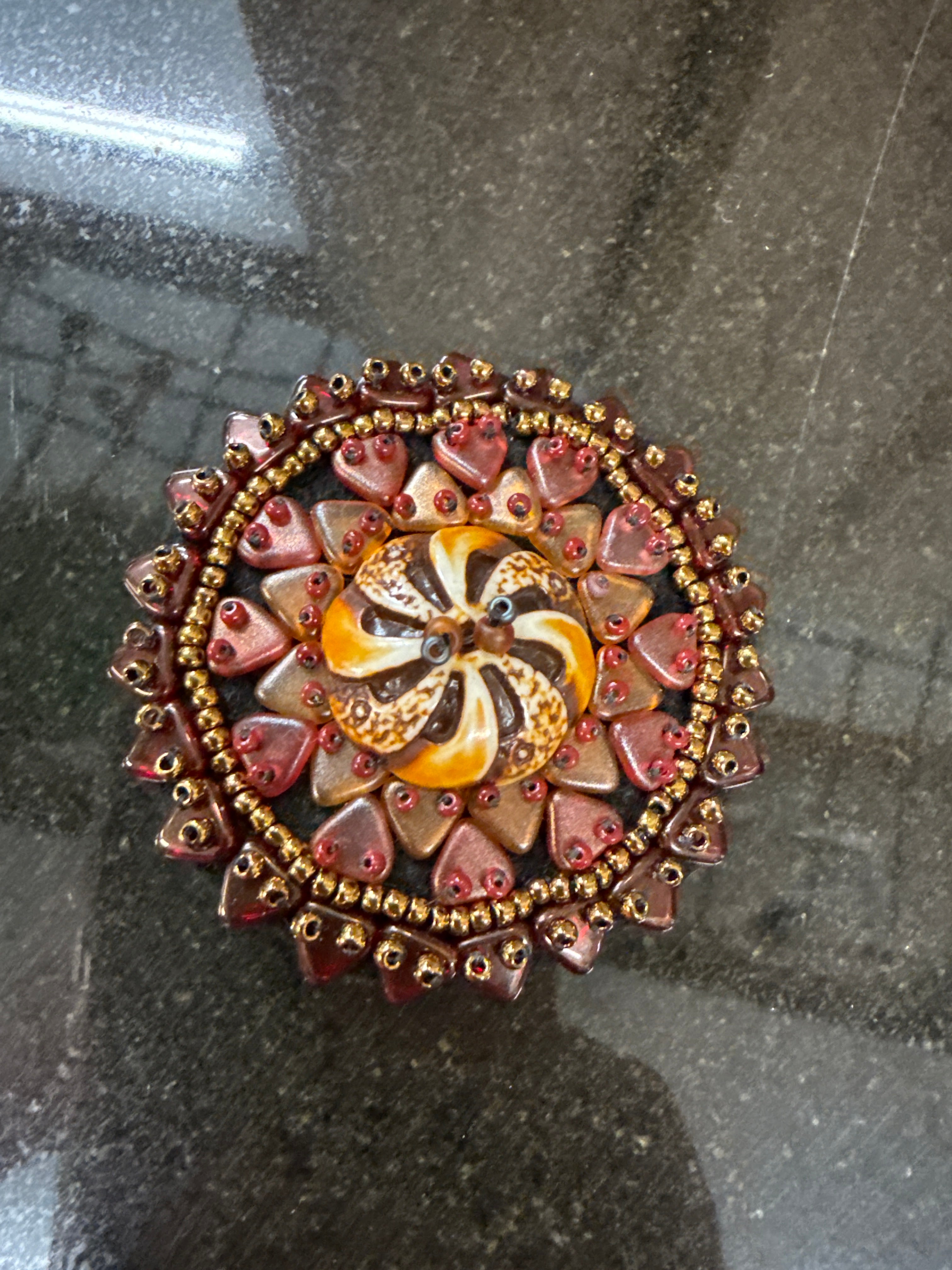 Hand Beaded Pins