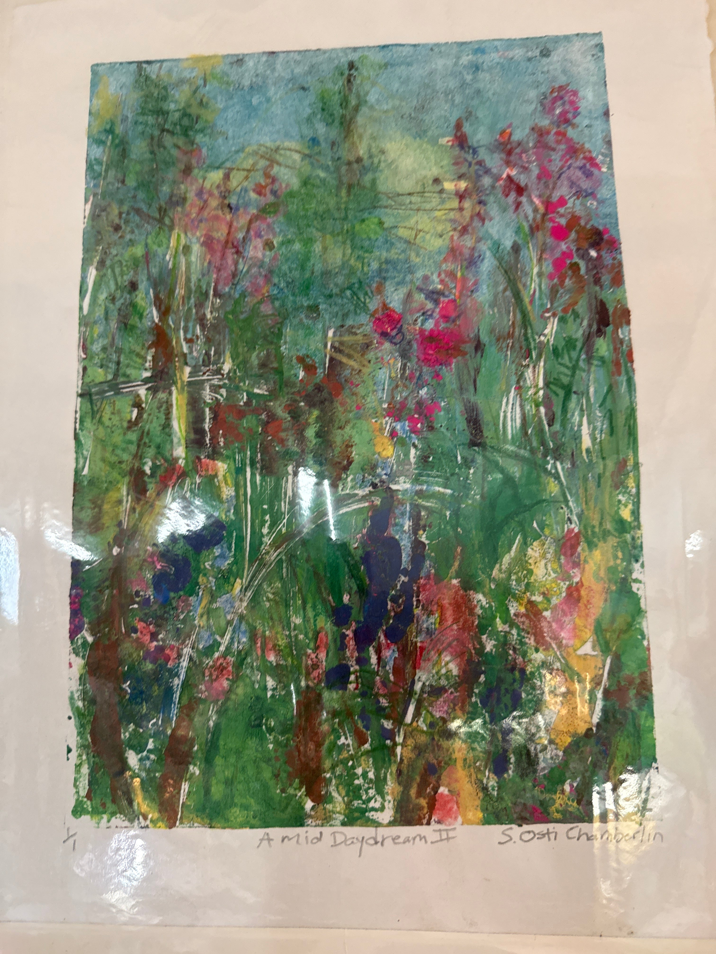 Original Abstract Painting: A Mid Daydream II