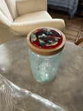 #234 tall glass jar