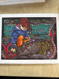 Octopus Anne 9x11 print
