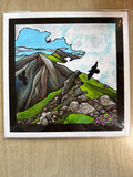 Raven Flight 12x12 print