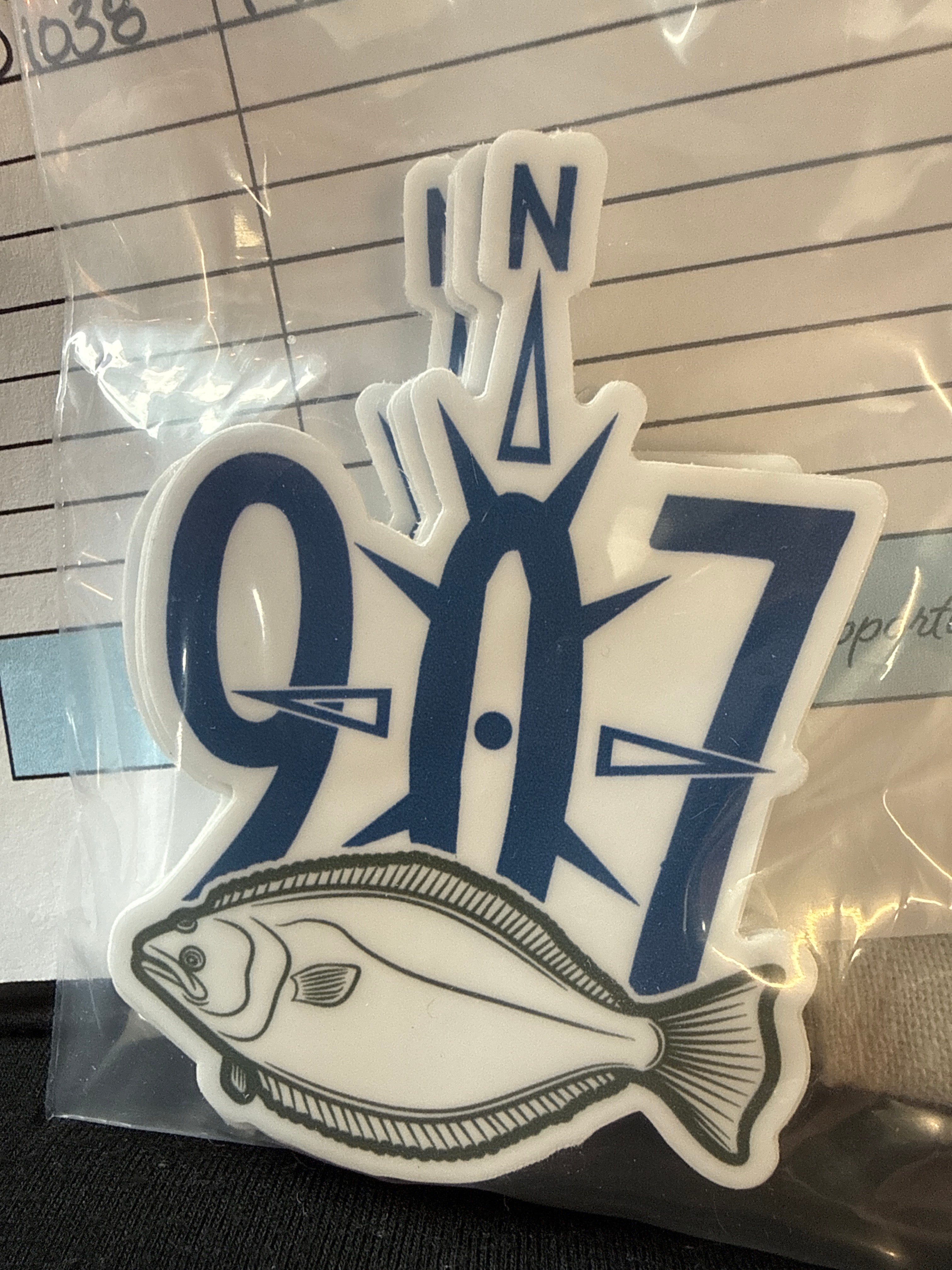 Sticker: 907 North Halibut (small)