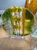#352 10” Circle with Birch Trees and Stand
