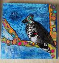 Black Crow Canvas 12”x12”