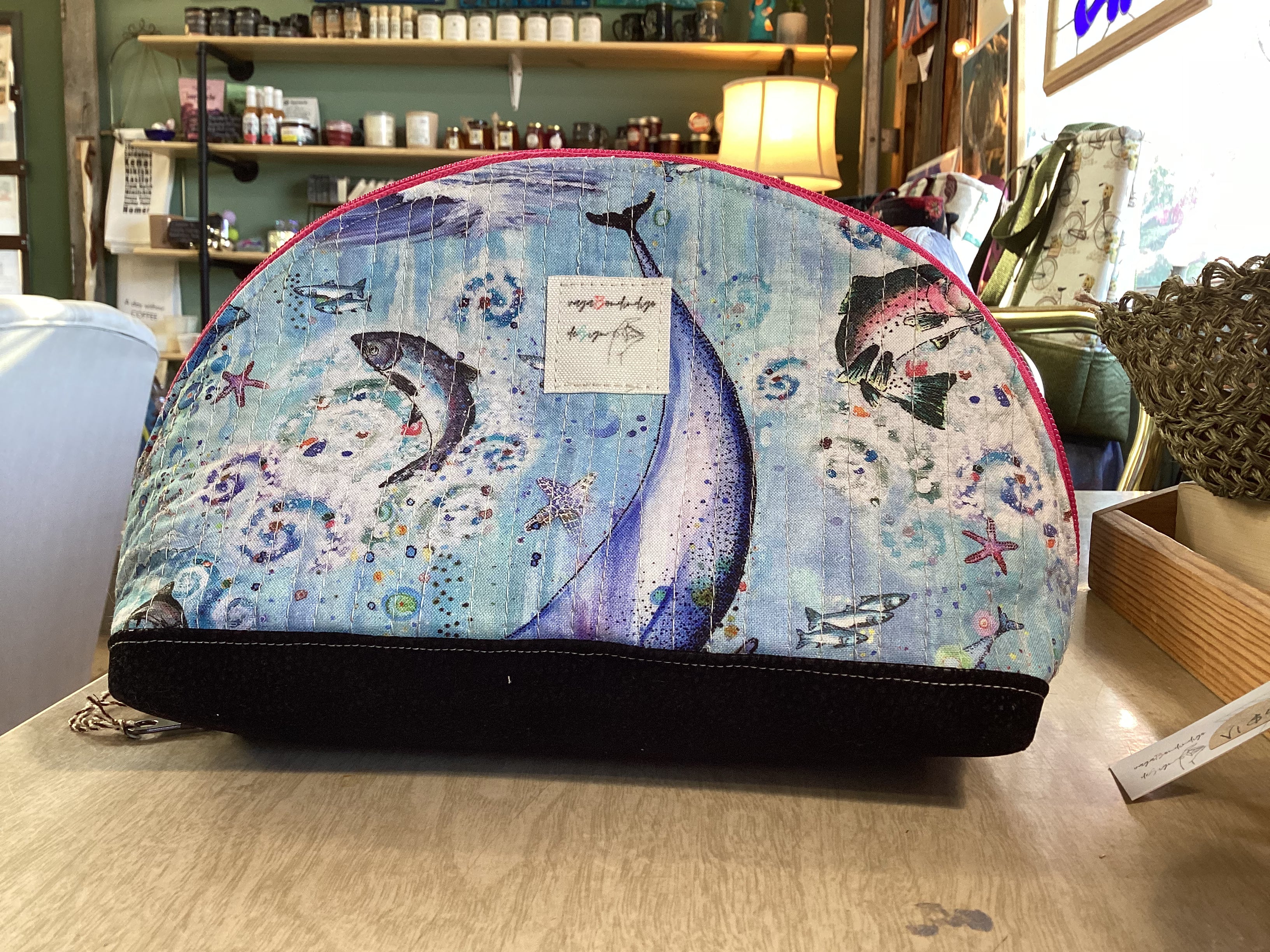 Large Zipper Pouch 10”x6.5” (Dumpling)