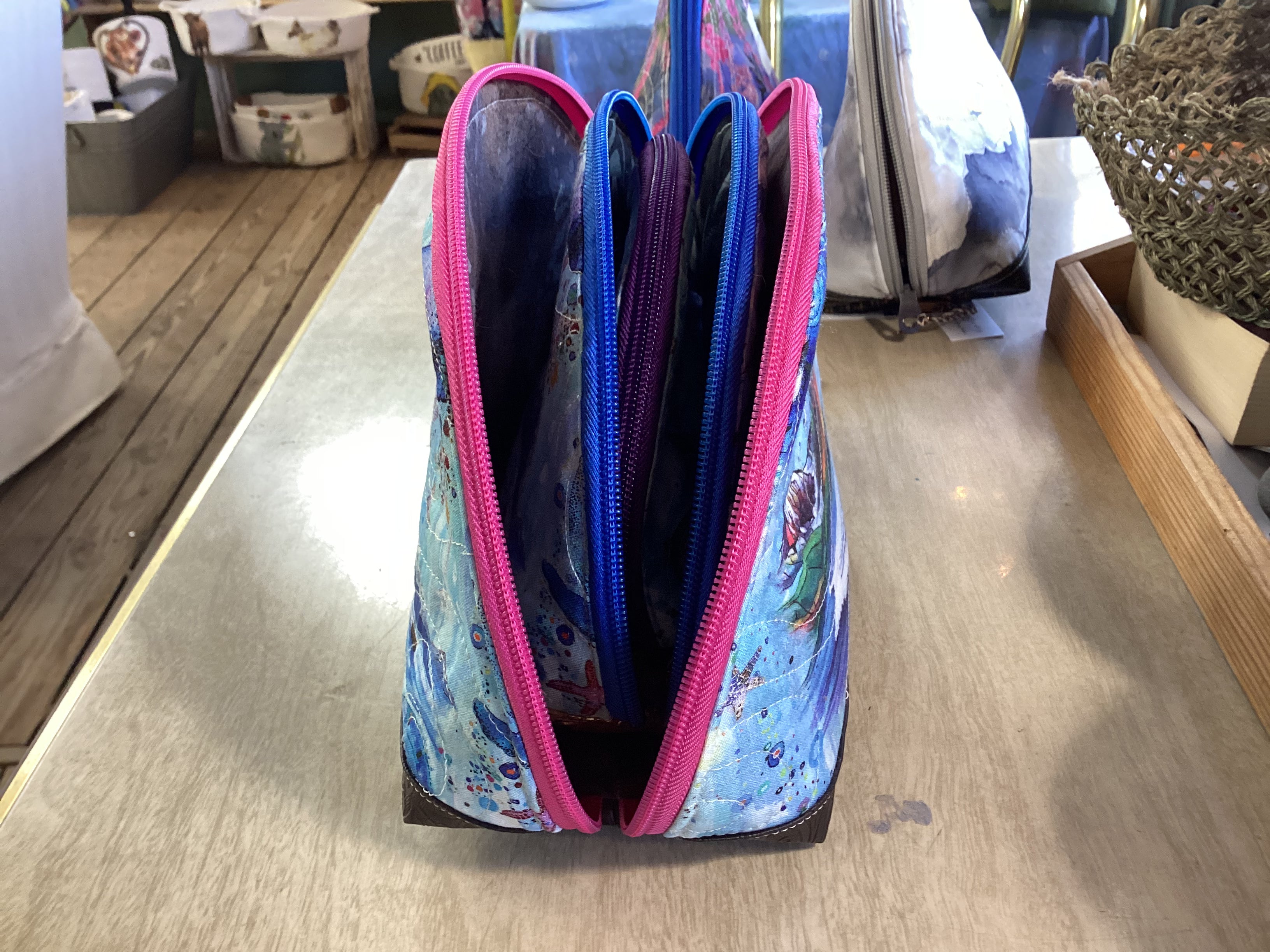 Small Zipper Pouch 8.5” x 4.5” (Dumpling)