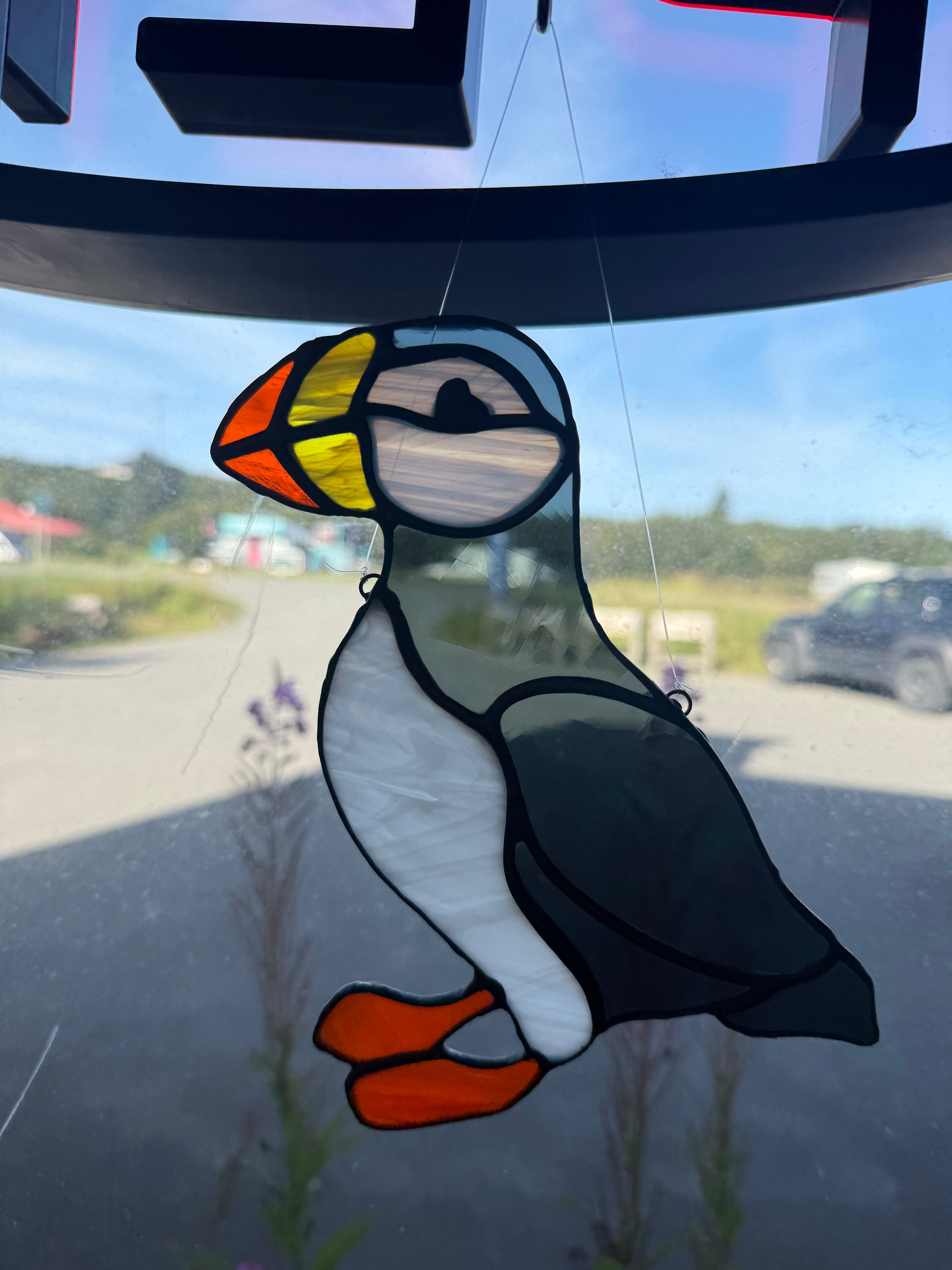 Stained Glass Puffin
