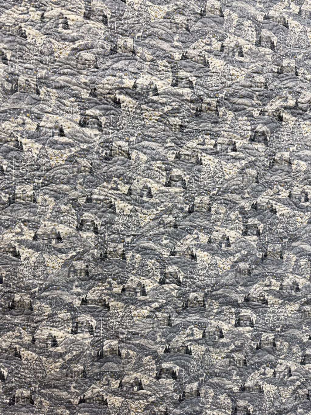 “Essex Snow” Quilt 60” x 72”