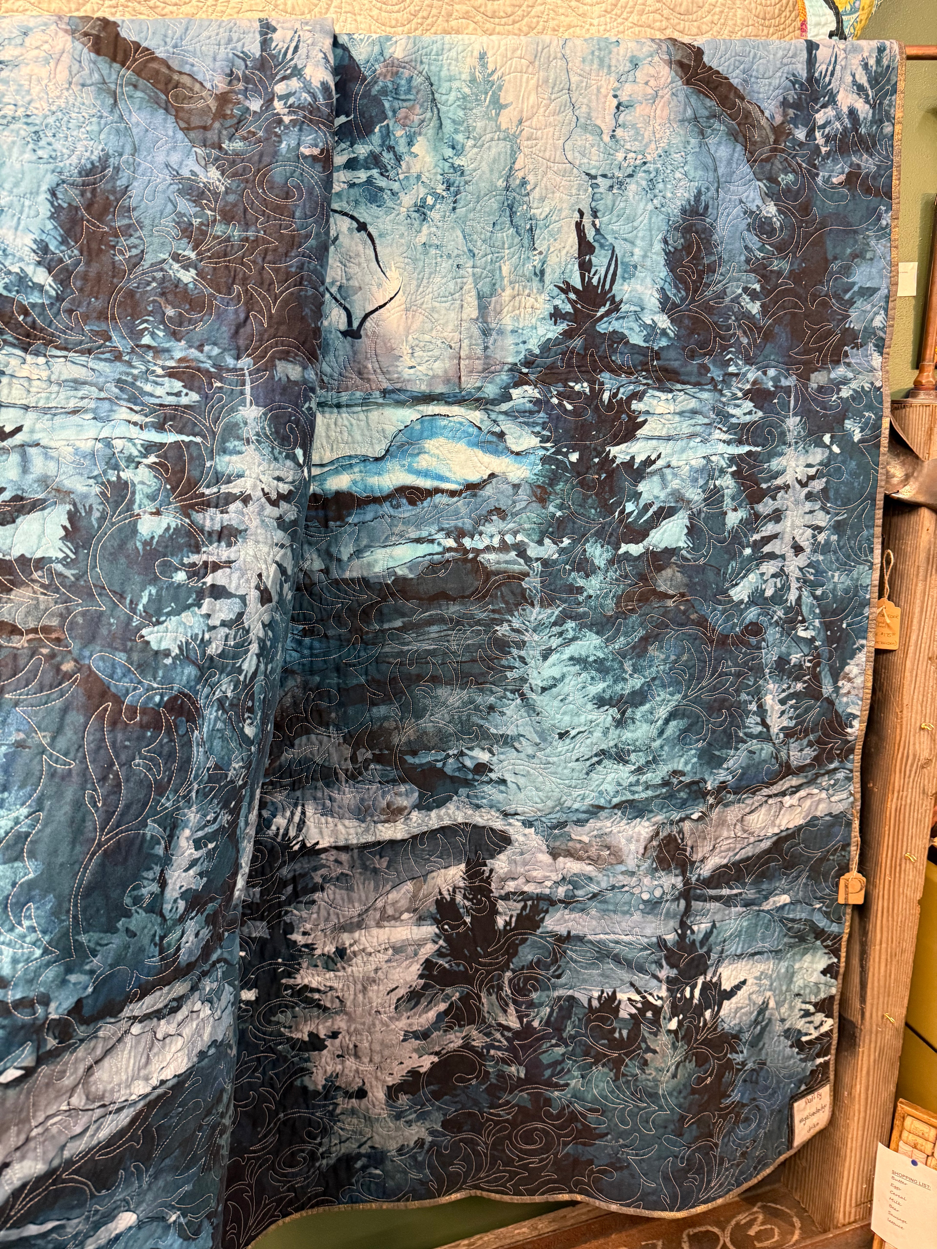 “Harvest Mystery” Quilt 94” x 100”
