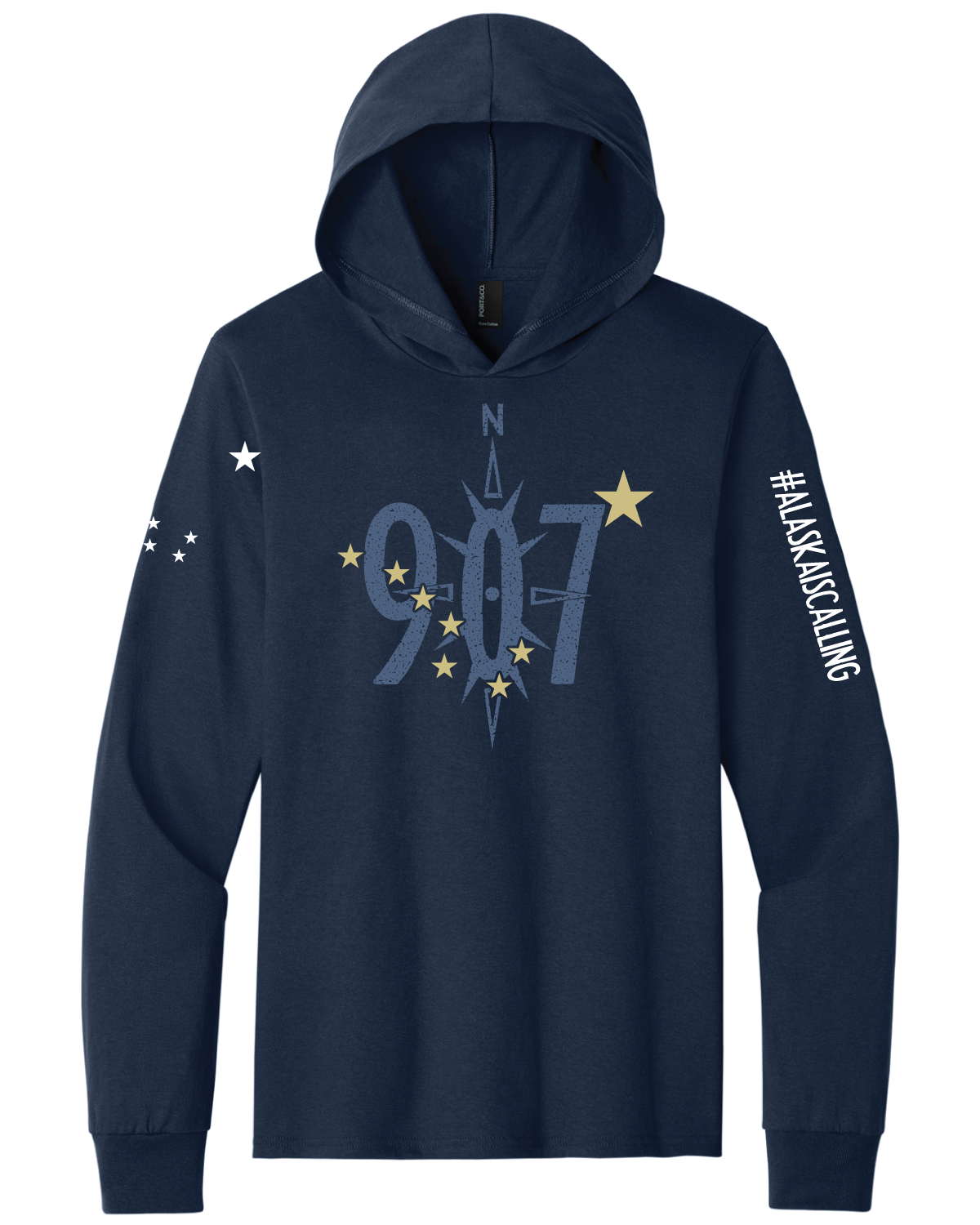907 Dipper Hooded T-shirt long sleeve