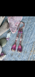 #1374 Purple Teardrops in Copper
