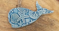 Pottery Ornament Whale