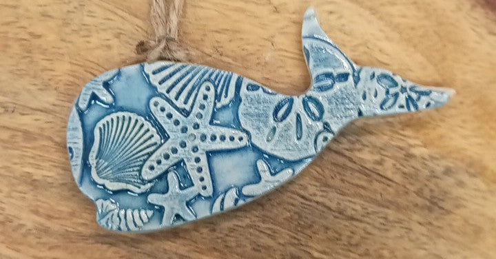 Pottery Ornament Whale