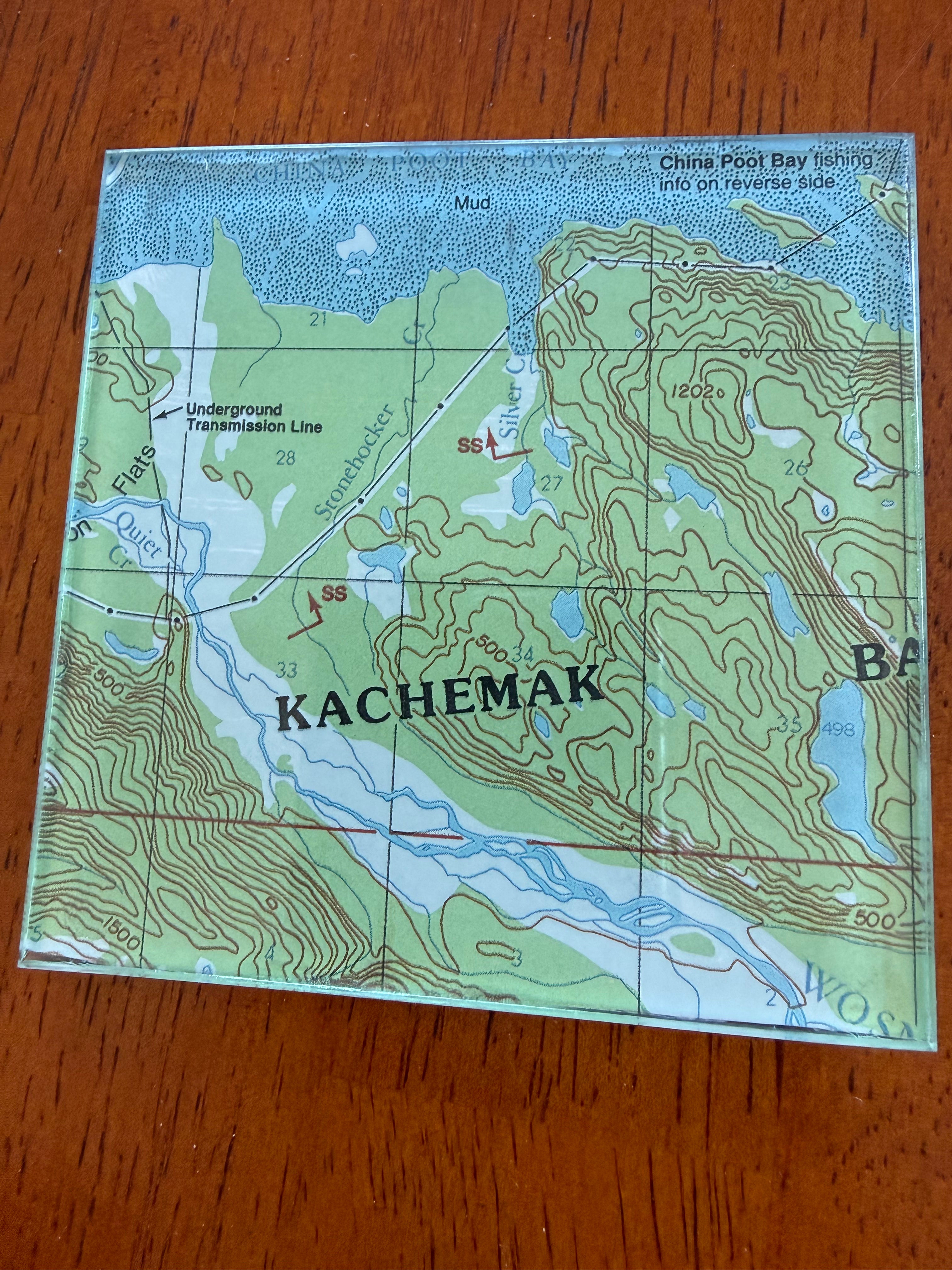 Alaska Map Coasters