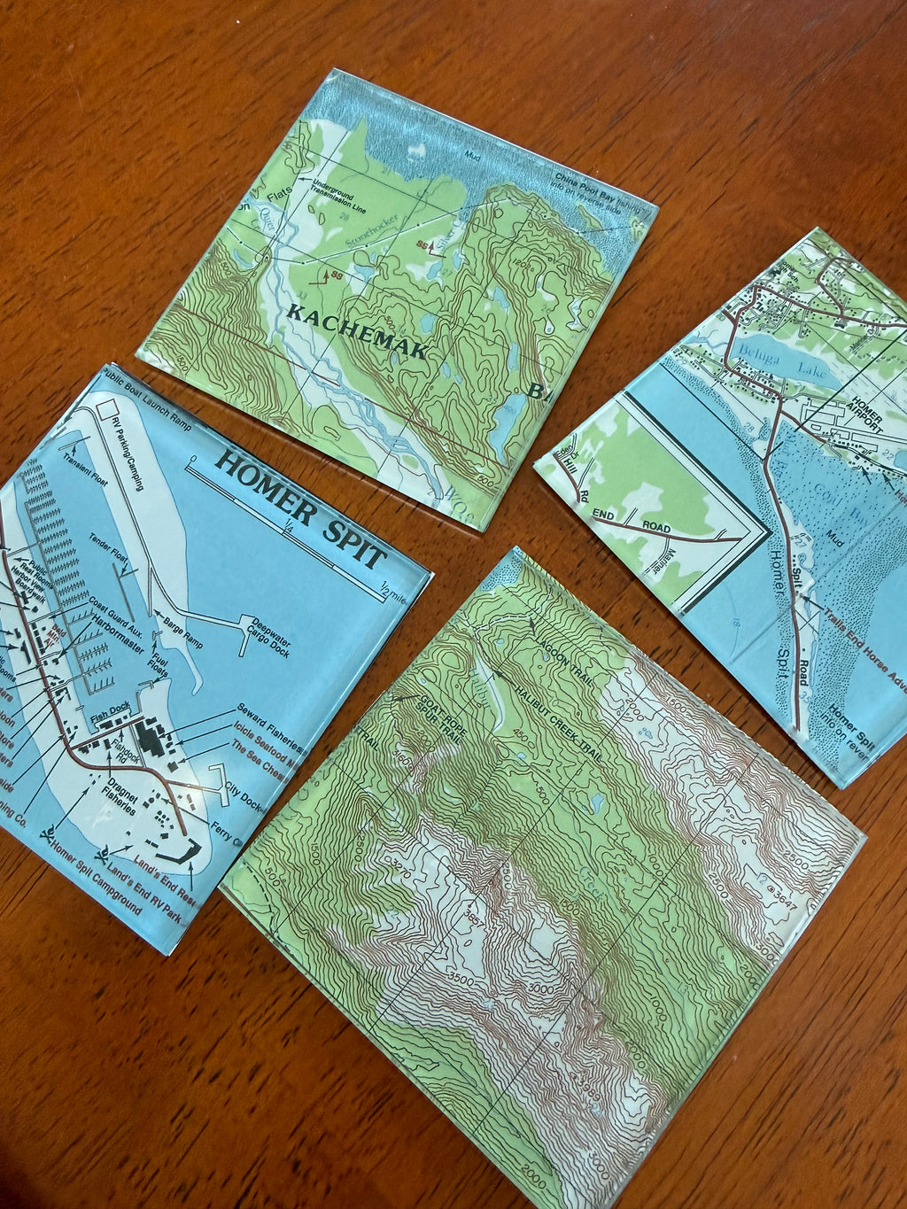 Alaska Map Coasters