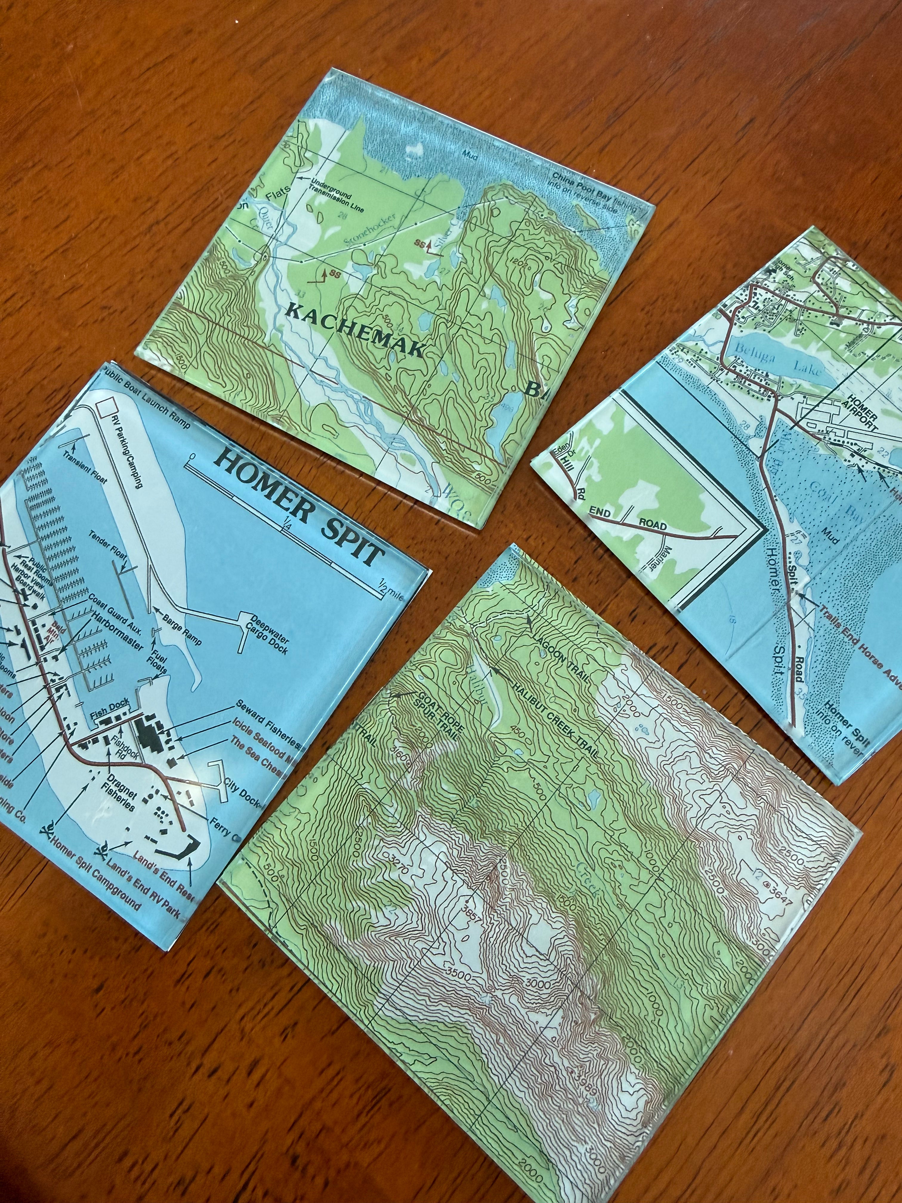 Alaska Map Coasters