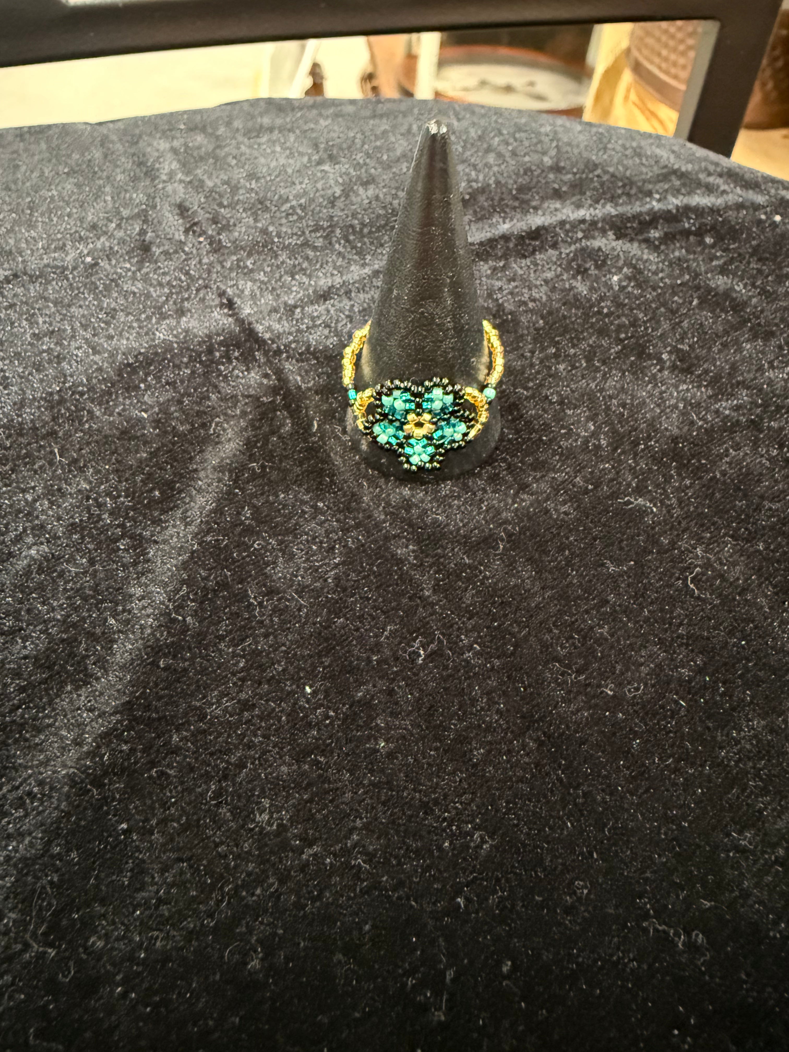 Hand Beaded Rings