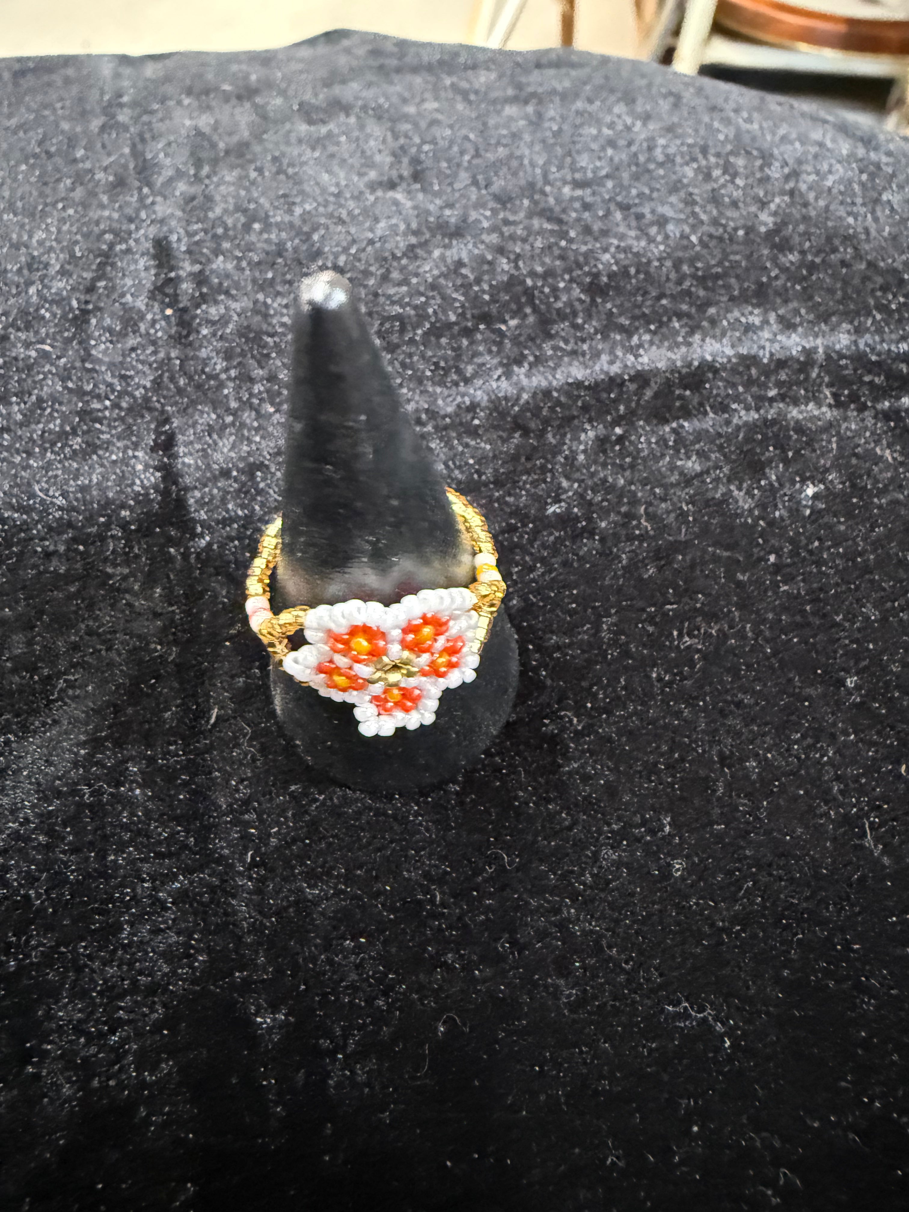 Hand Beaded Rings