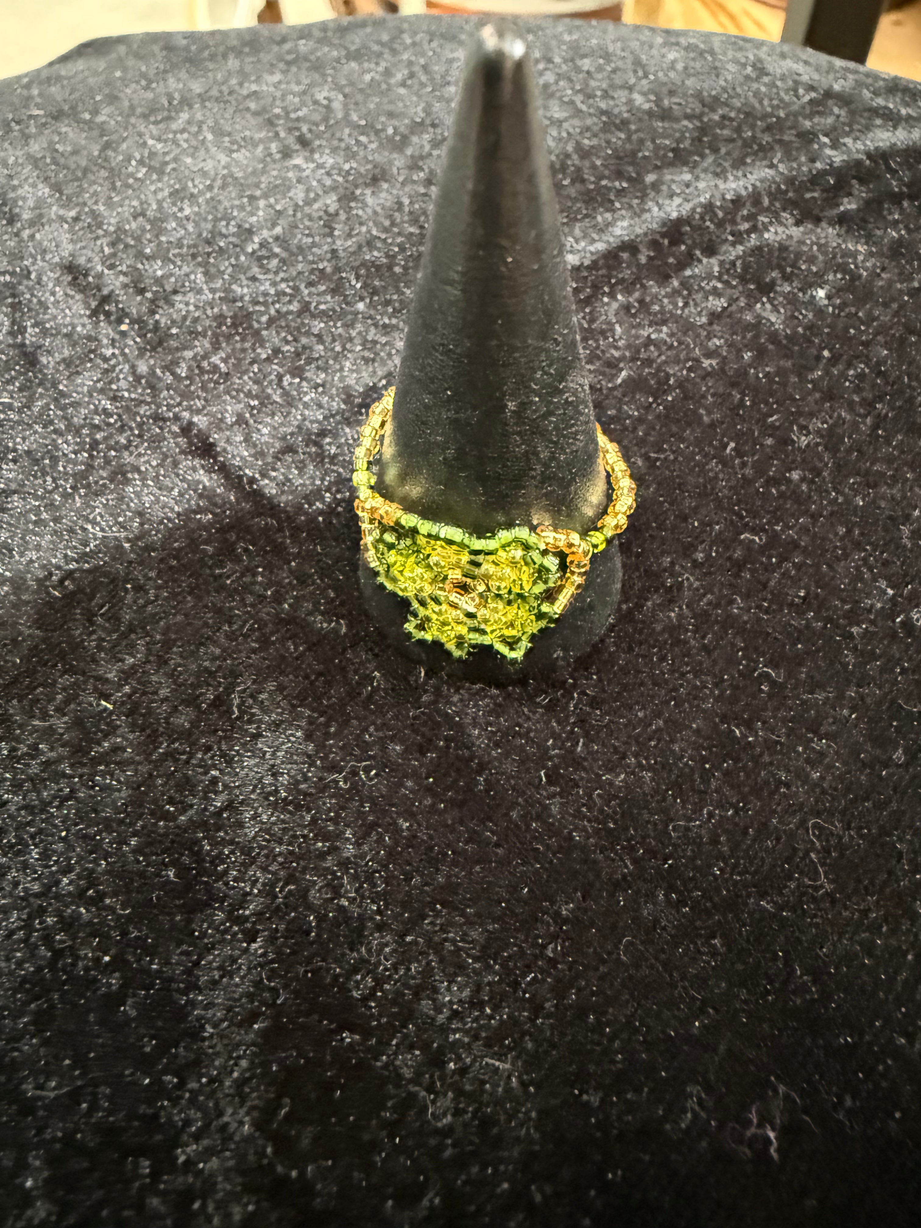 Hand Beaded Rings