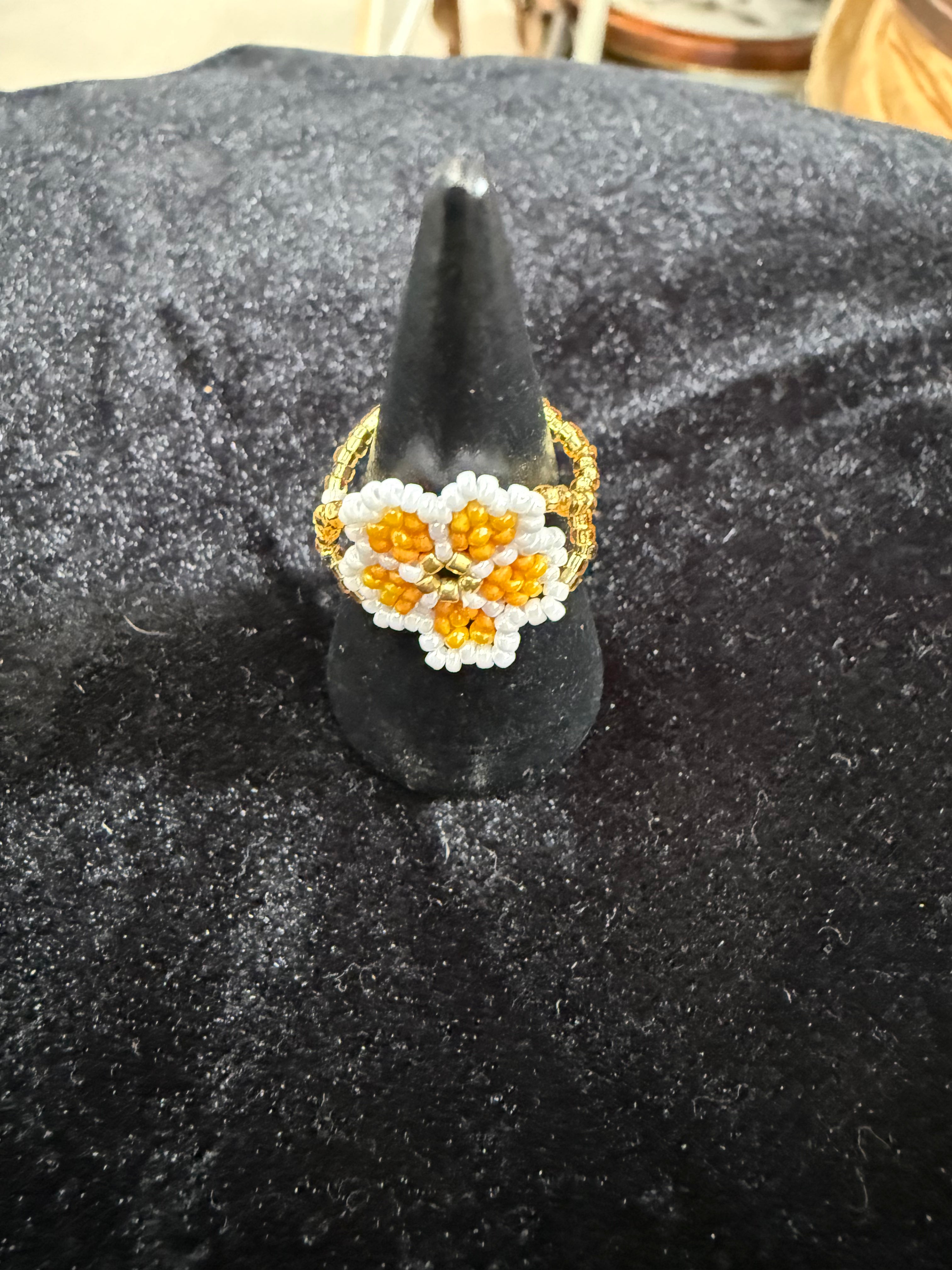 Hand Beaded Rings