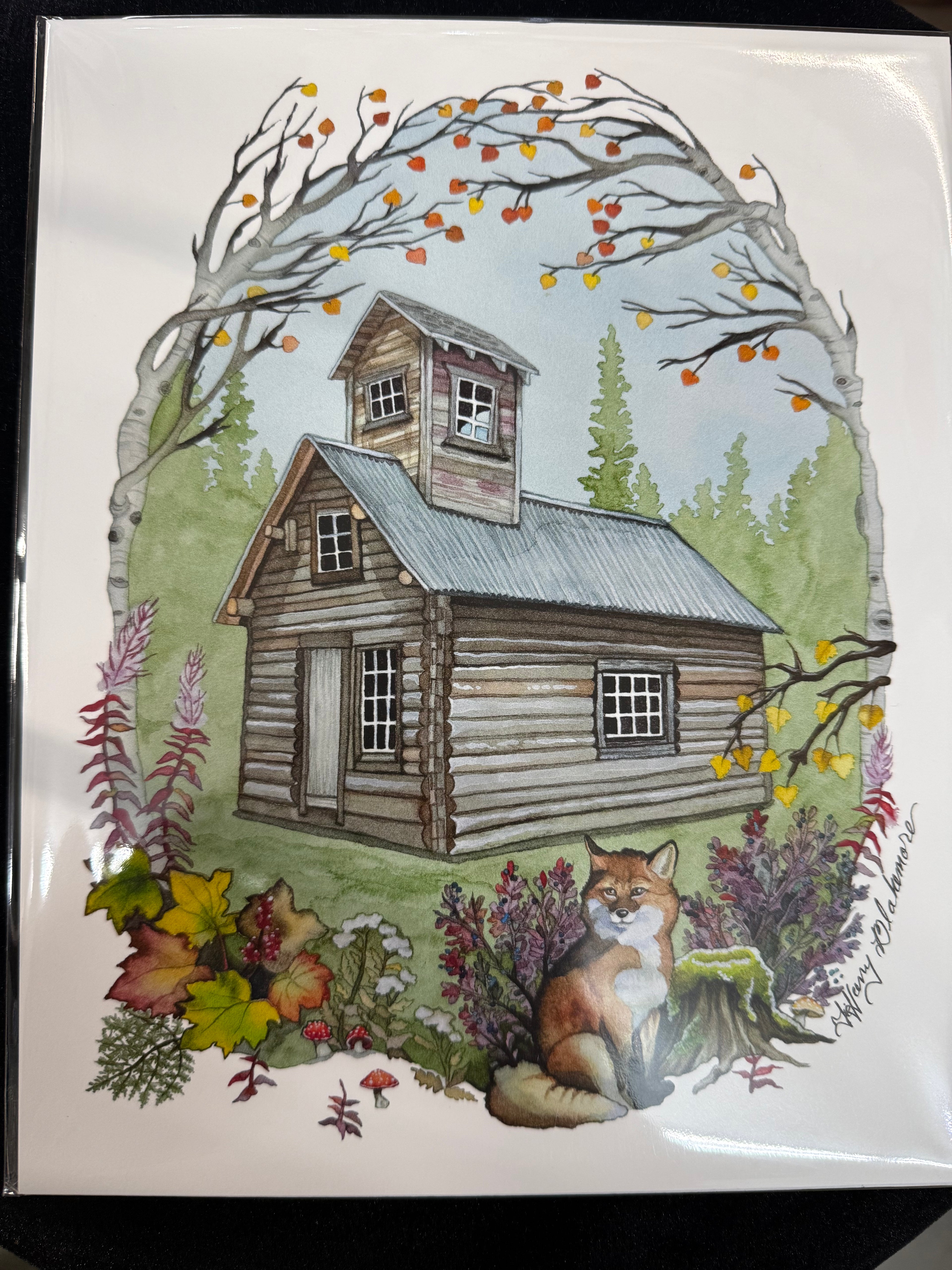 Fox Kitchen Print